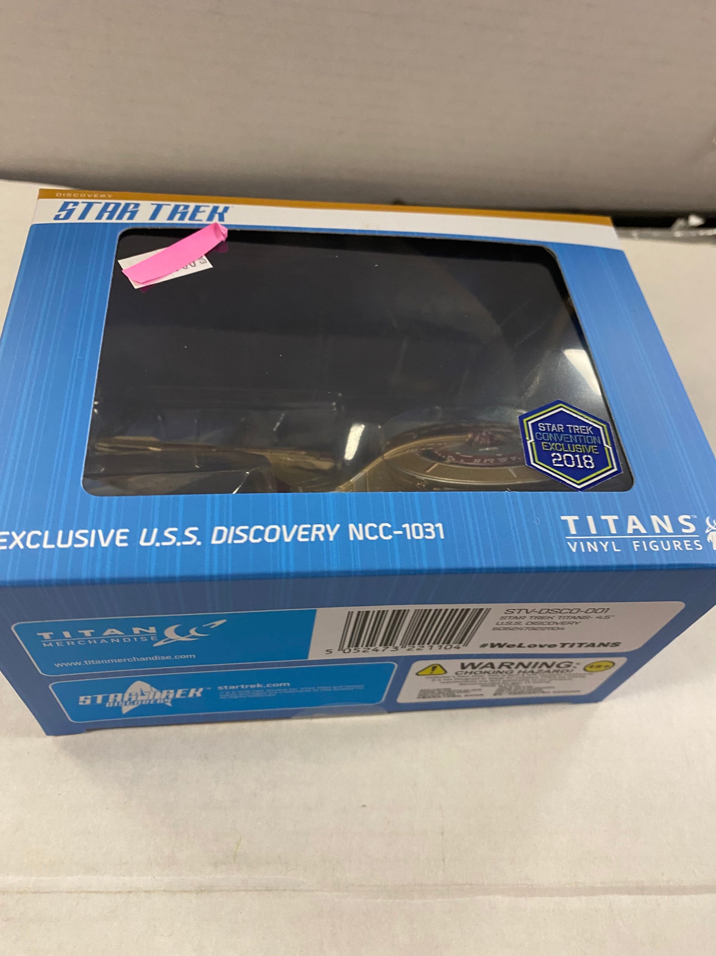 TITANS VINYL FIGURES EXCLUSIVE USS DISCOVERY NCC-1031 2018 STAR TREK CONVENTION EXCLUSIVE