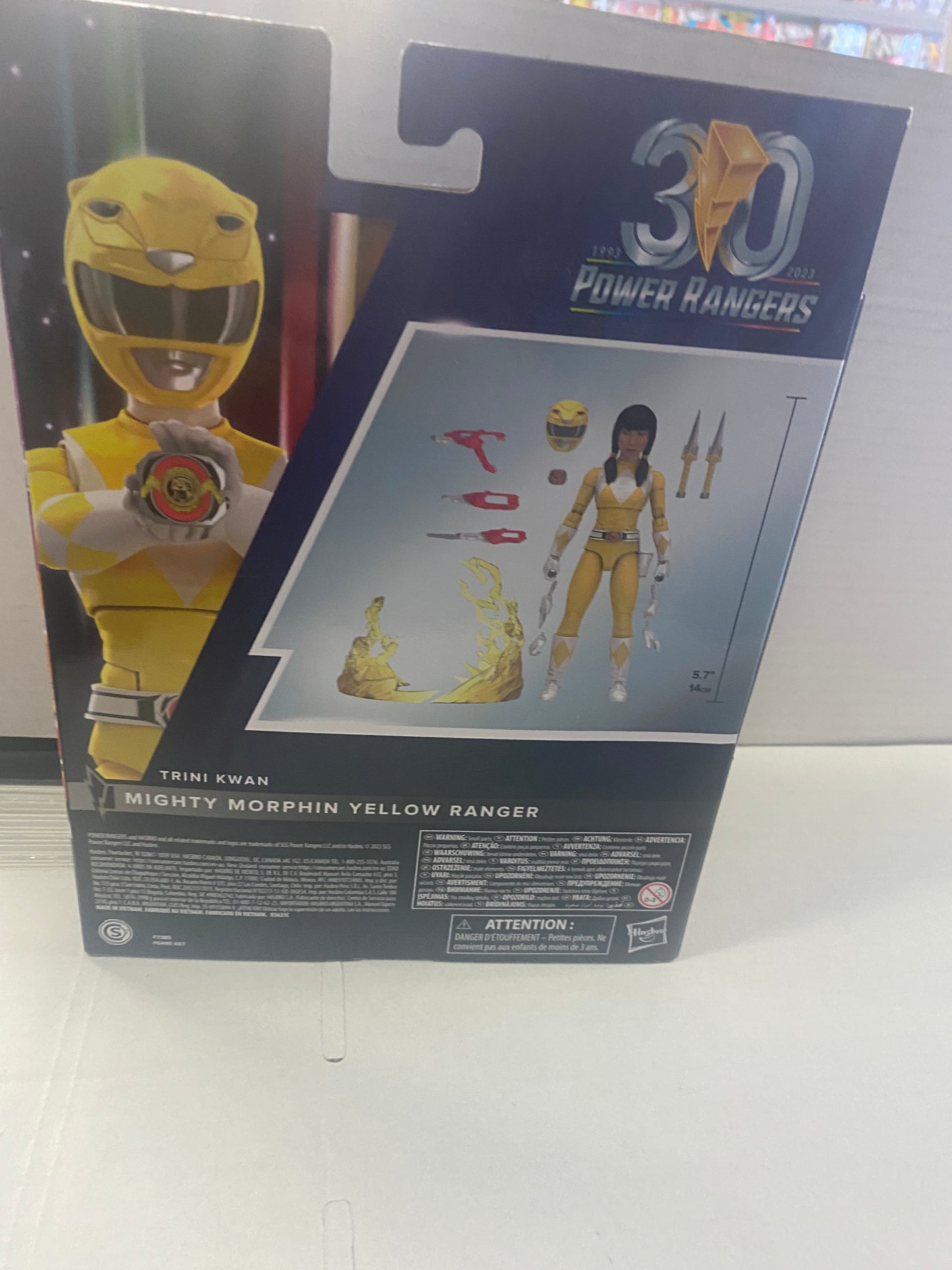 HASBRO POWER RANGERS LIGHTNING COLLECTION REMASTERED MIGHTY MORPHIN YELLOW RANGER