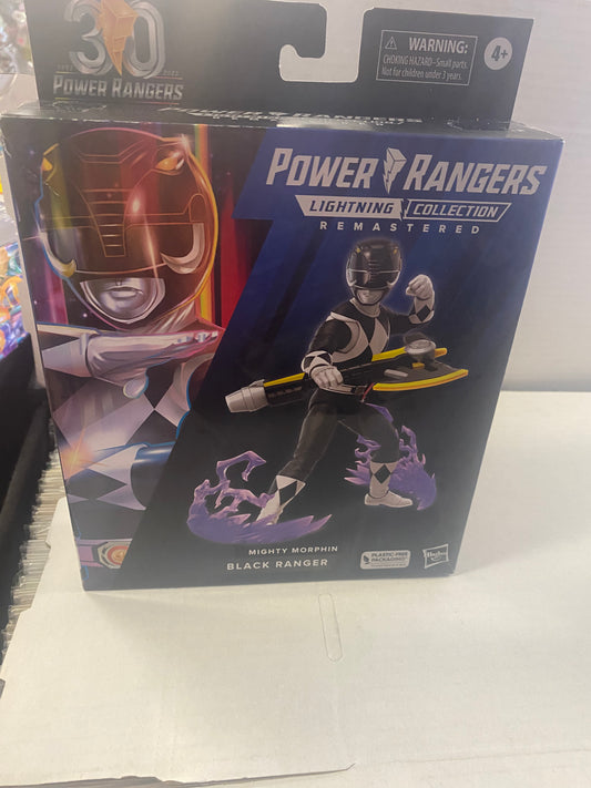 HASBRO POWER RANGERS LIGHTNING COLLECTION REMASTERED MIGHTY MORPHIN BLACK RANGER