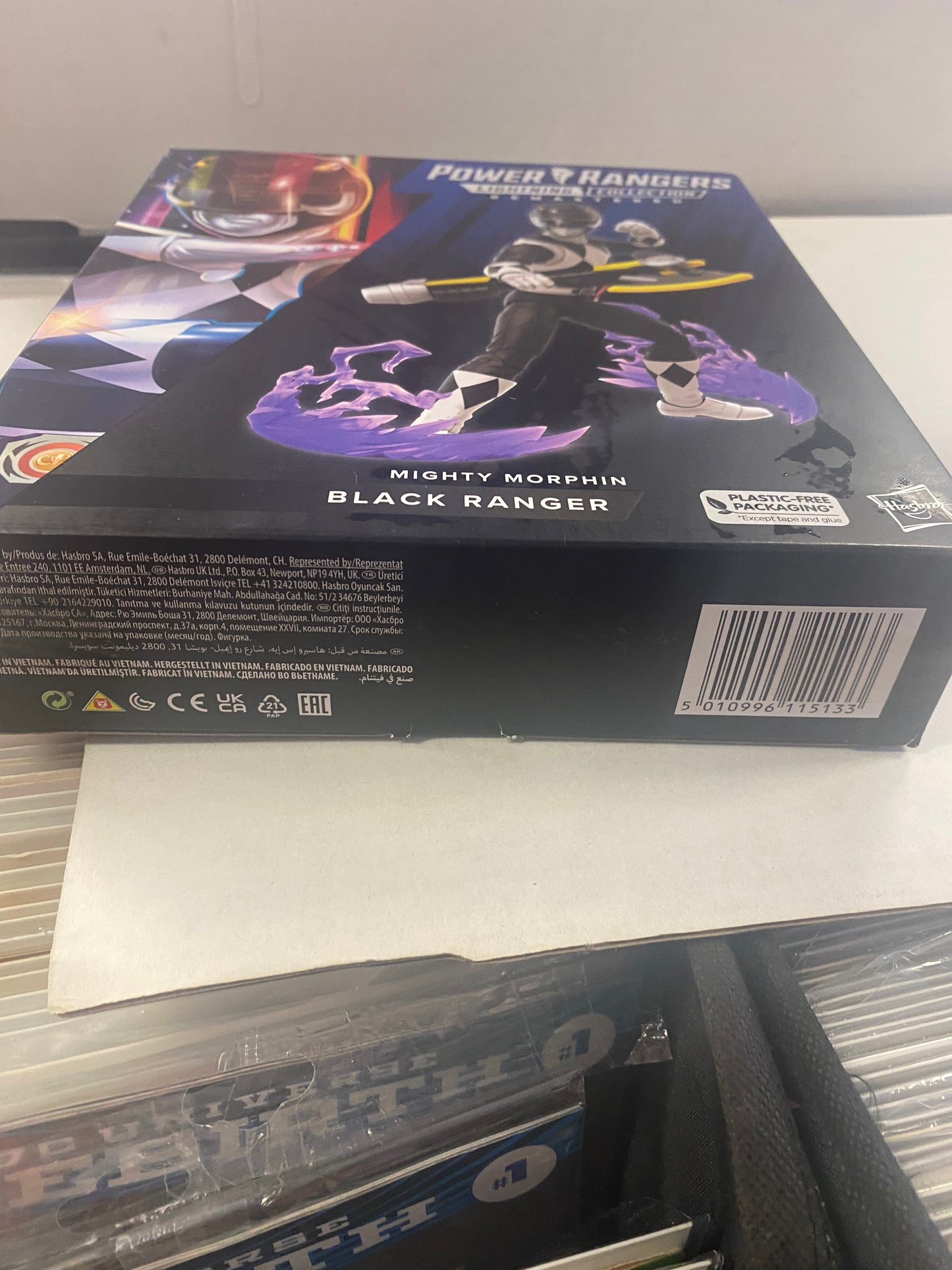 HASBRO POWER RANGERS LIGHTNING COLLECTION REMASTERED MIGHTY MORPHIN BLACK RANGER