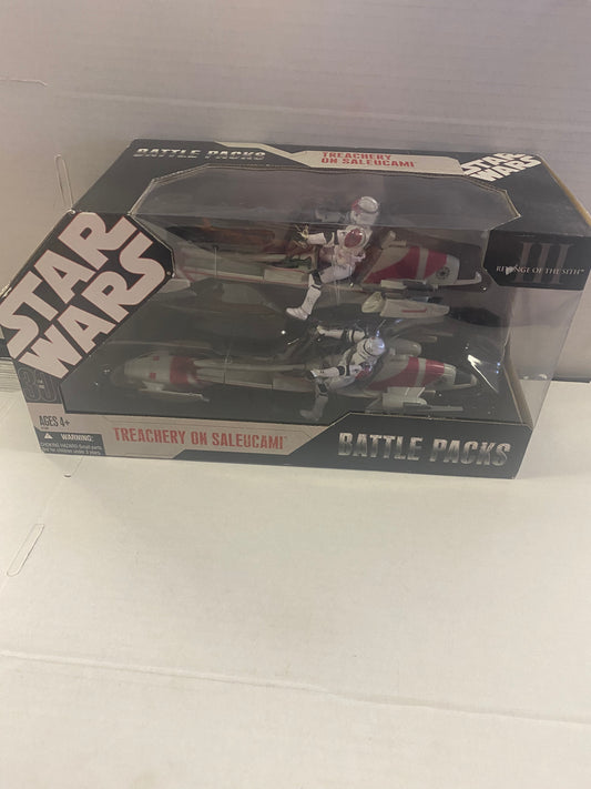 HASBRO STAR WARS BATTLE PACKS TREACHERY ON SALEUCAMI