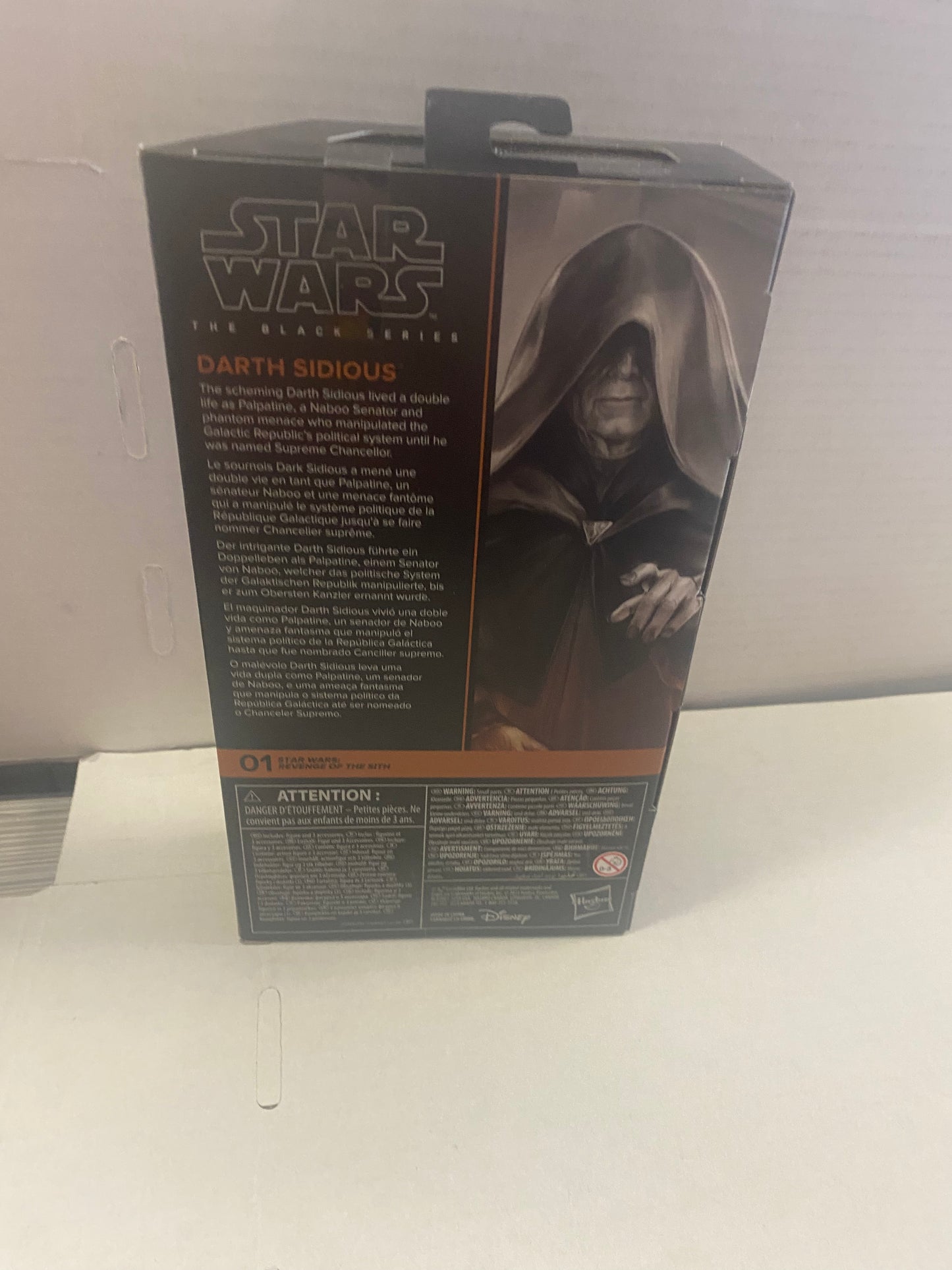 HASBRO STAR WARS THE BLACK SERIES DARTH SIDIOUS STAR WARS REVENGE OF THE SITH (2023)