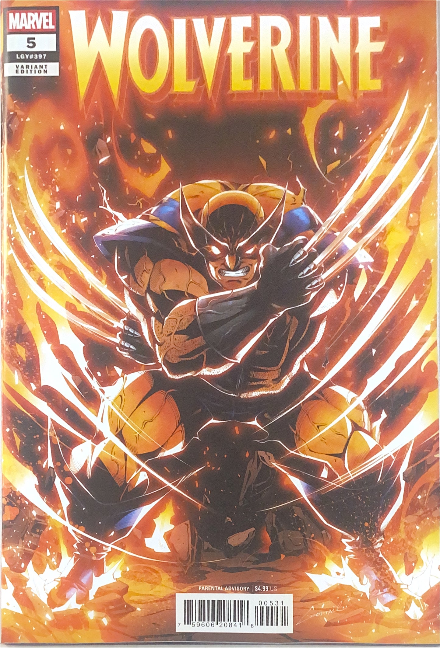 MARVEL COMICS WOLVERINE #5 COVER C