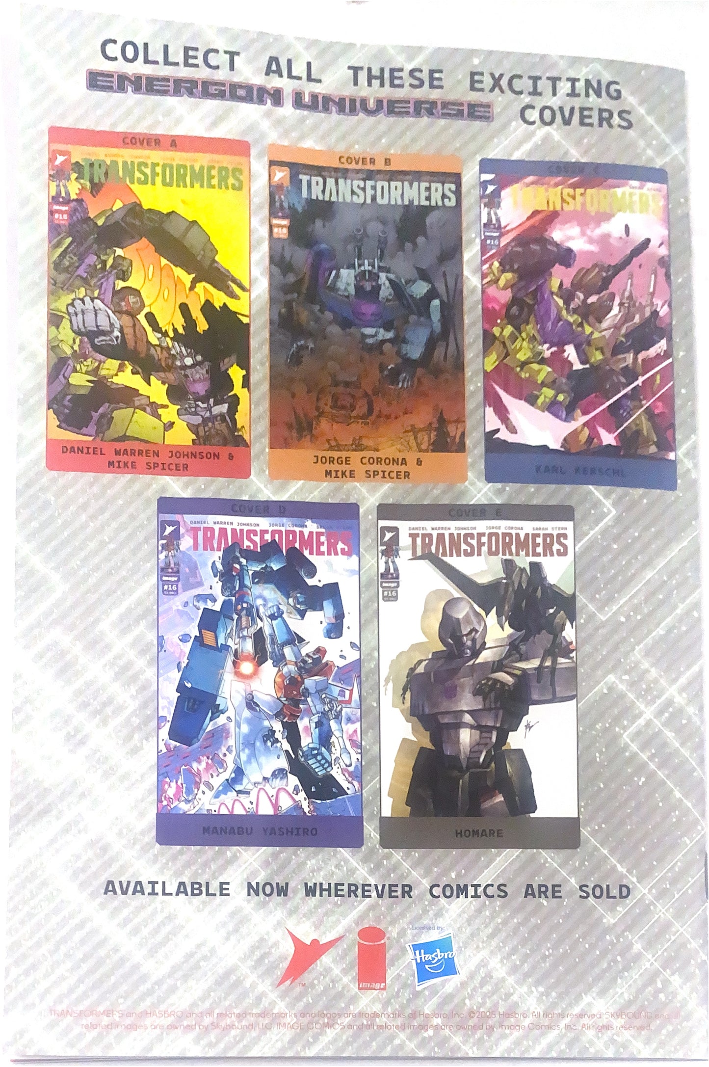 IMAGE COMICS TRANSFORMERS #16