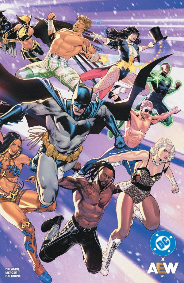 DC COMICS DC X AEW #1 (OF 2) CVR A LUCAS MEYER WRAPAROUND