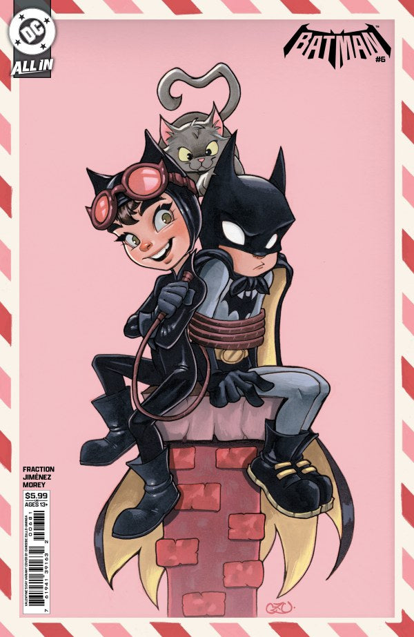 DC COMICS BATMAN #6 CVR F CHRISSIE ZULLO VALENTINES DAY CARD STOCK VAR