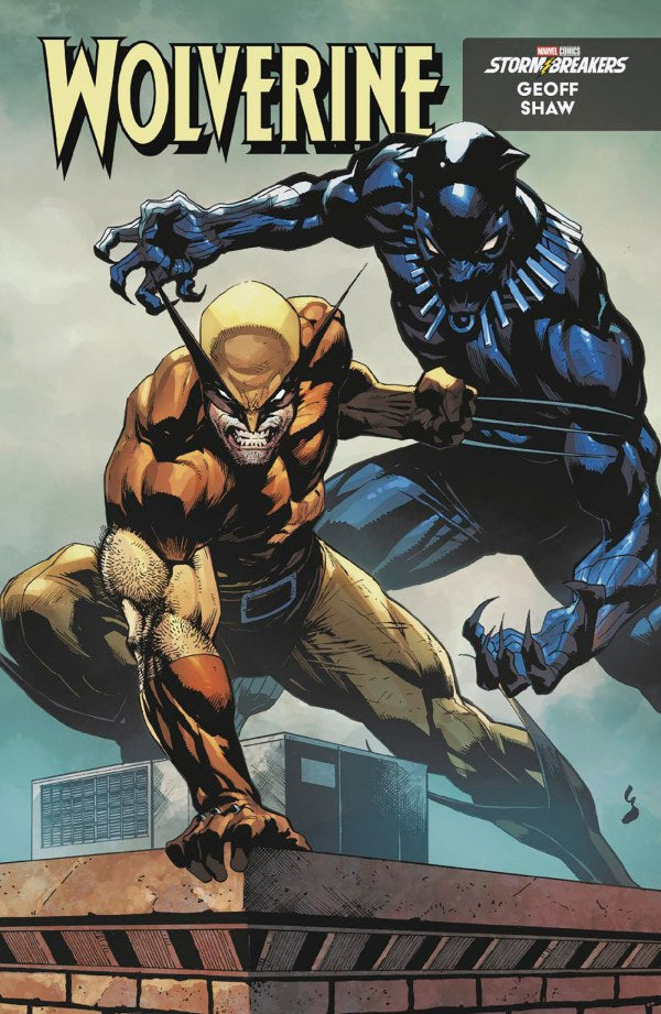 MARVEL COMICS WOLVERINE #15 GEOFF SHAW BLACK PANTHER VARIANT
