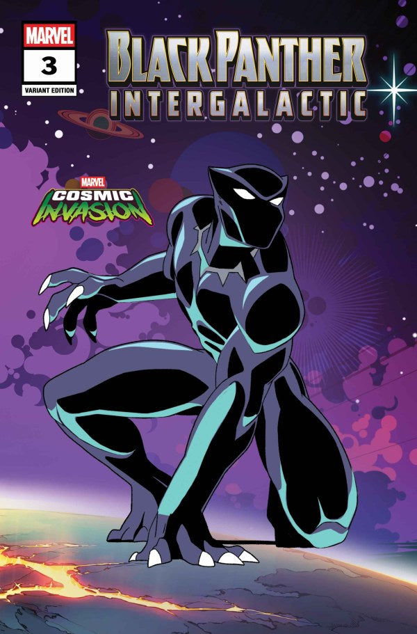 MARVEL COMICS BLACK PANTHER: INTERGALACTIC #3 MARVEL COSMIC INVASION VARIANT