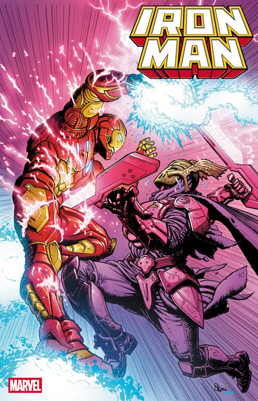 MARVEL COMICS IRON MAN #2 STEVE SKROCE DREADKNIGHT VARIANT