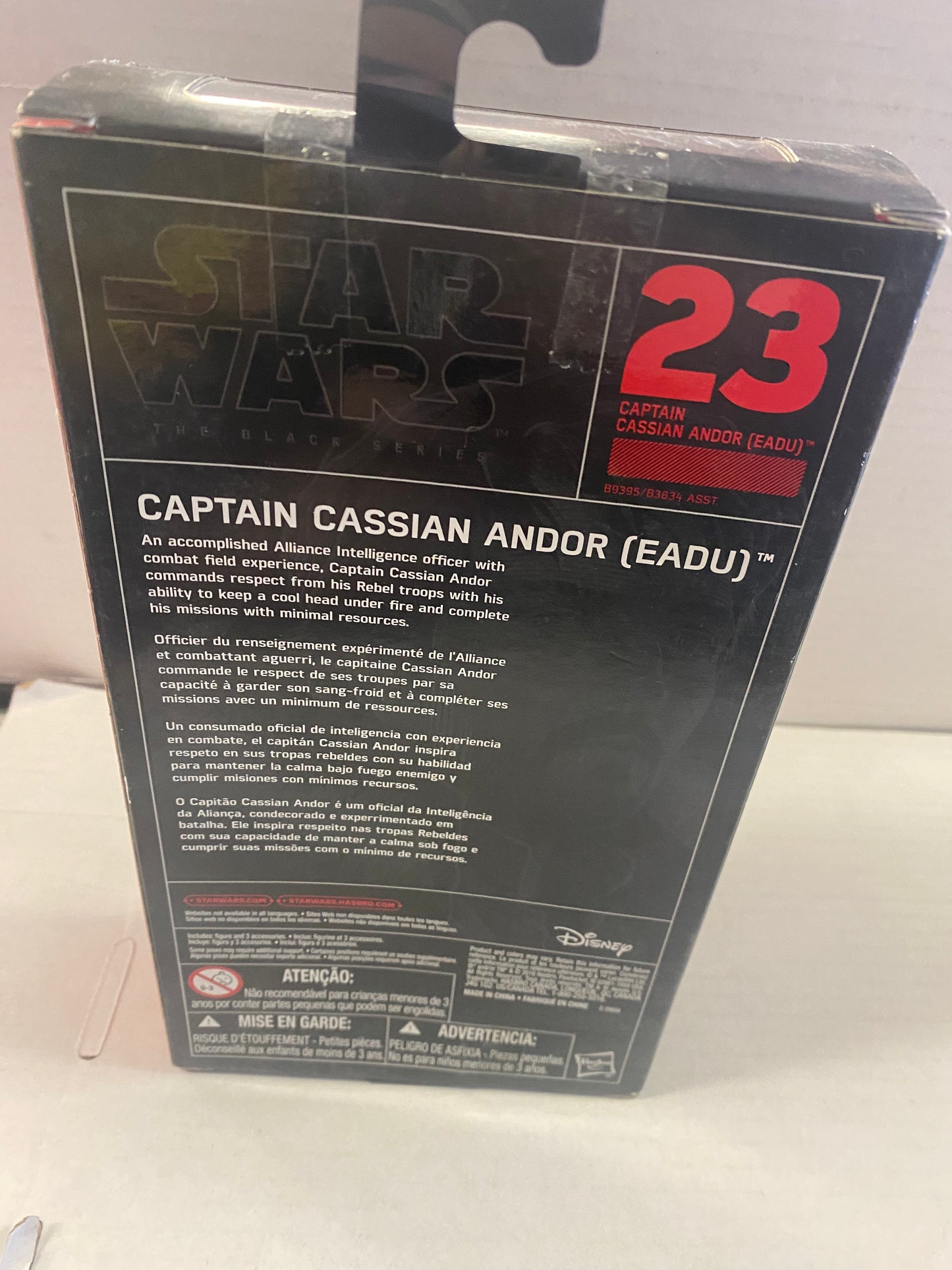HASBRO STAR WARS THE BLACK SERIES CAPTAIN CASSIAN ANDOR EADU (2016)
