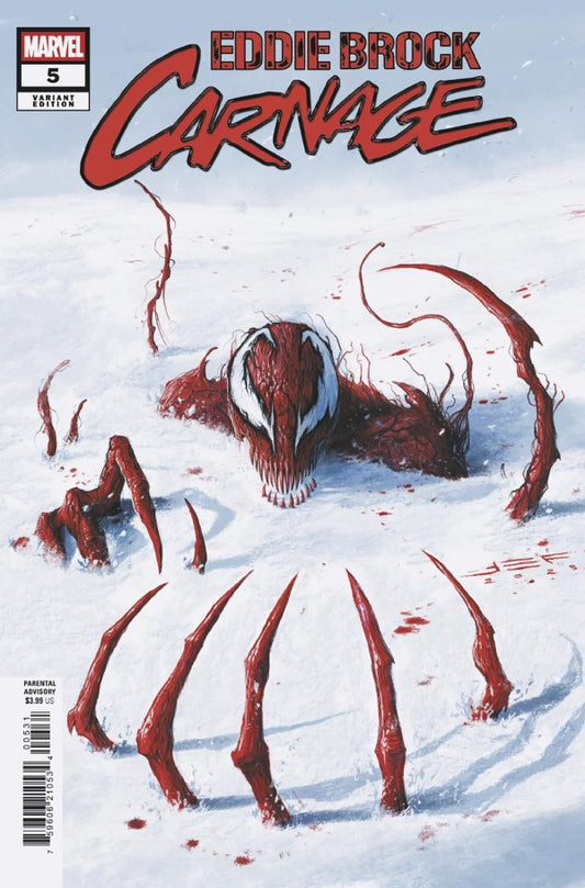 MARVEL COMICS EDDIE BROCK CARNAGE #5 SNOW VARIANT 1025