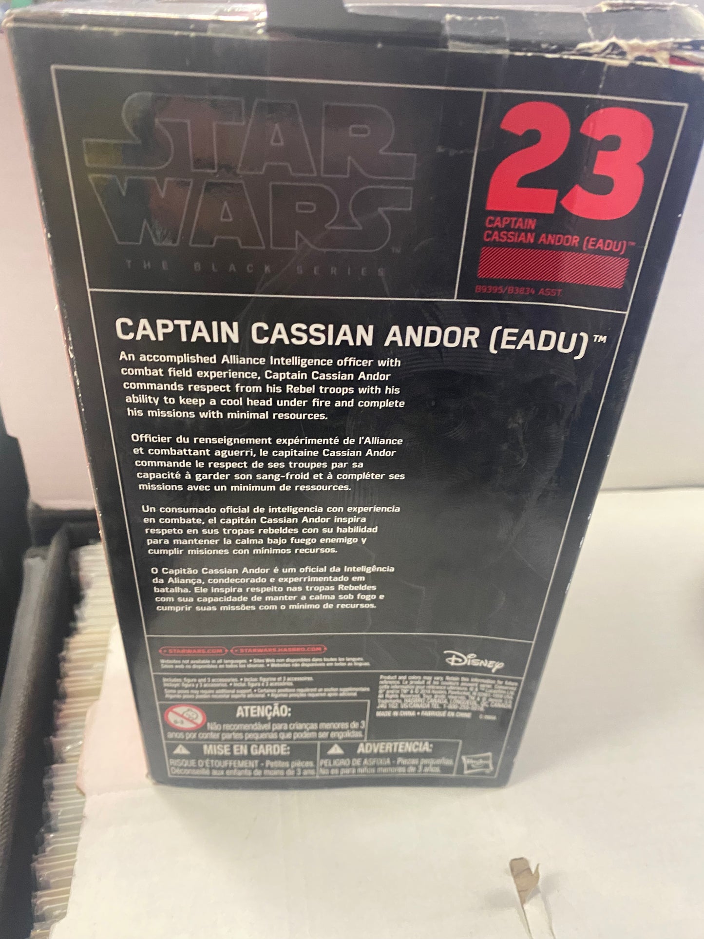 HASBRO STAR WARS THE BLACK SERIES CAPTAIN CASSIAN ANDOR EADU (2016)