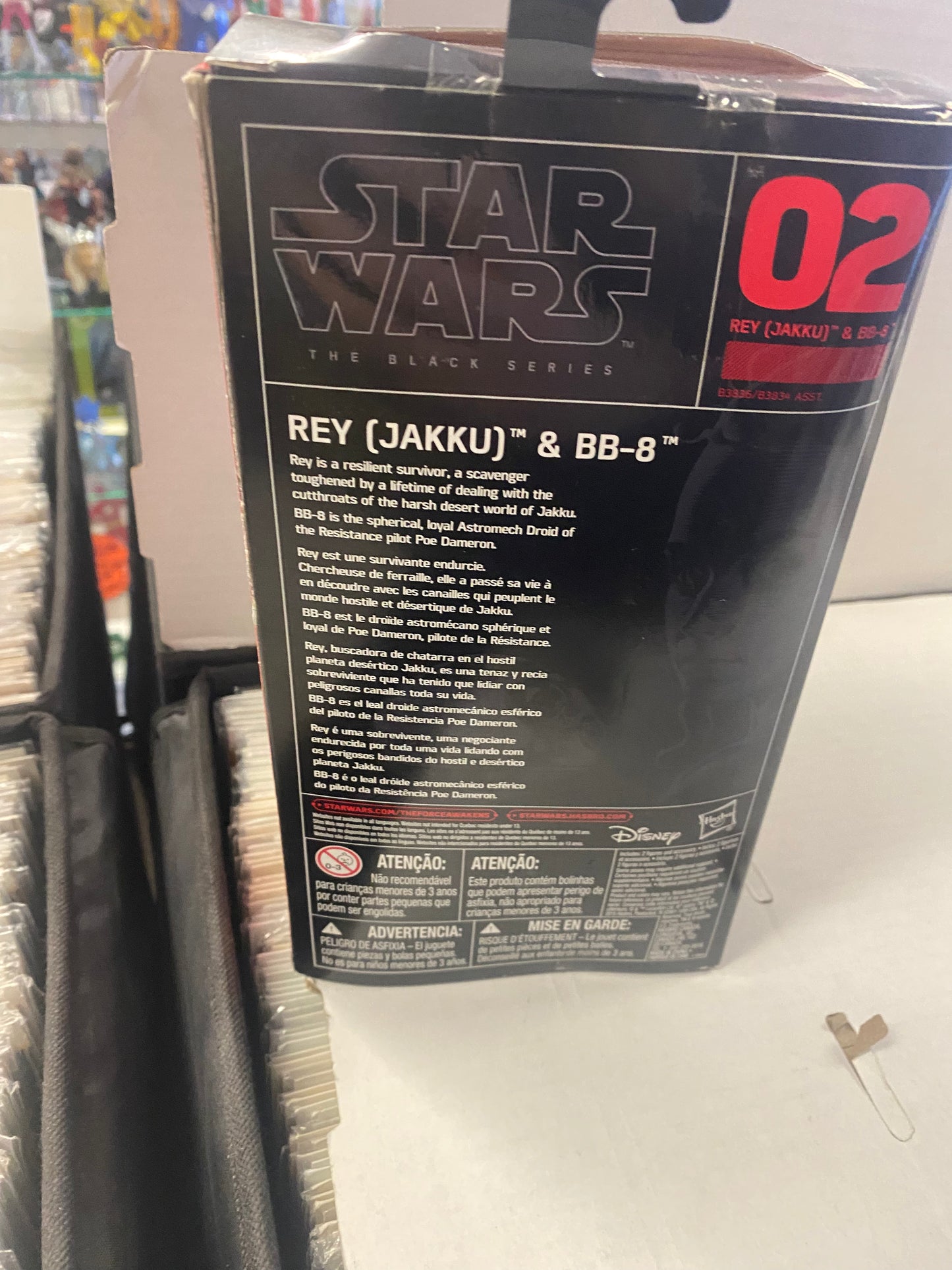 HASBRO STAR WARS THE BLACK SERIES REY JAKKU AND BB-8