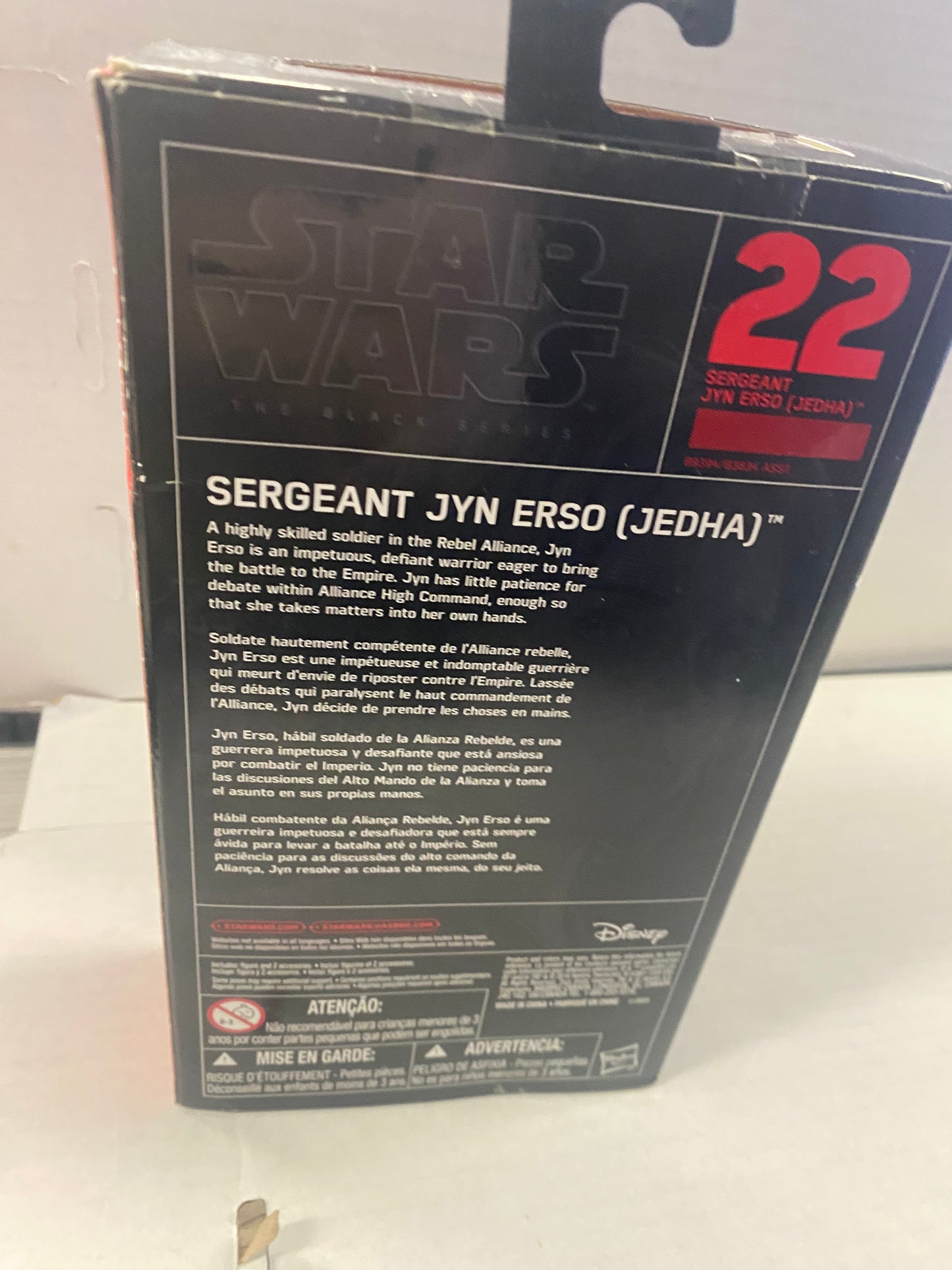 HASBRO STAR WARS THE BLACK SERIES SERGEANT JYN ERSO JEDHA