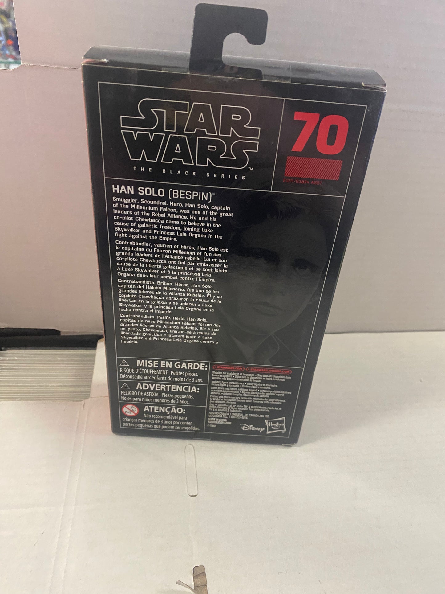 HASBRO STAR WARS THE BLACK SERIES HAN SOLO BESPIN (2018)