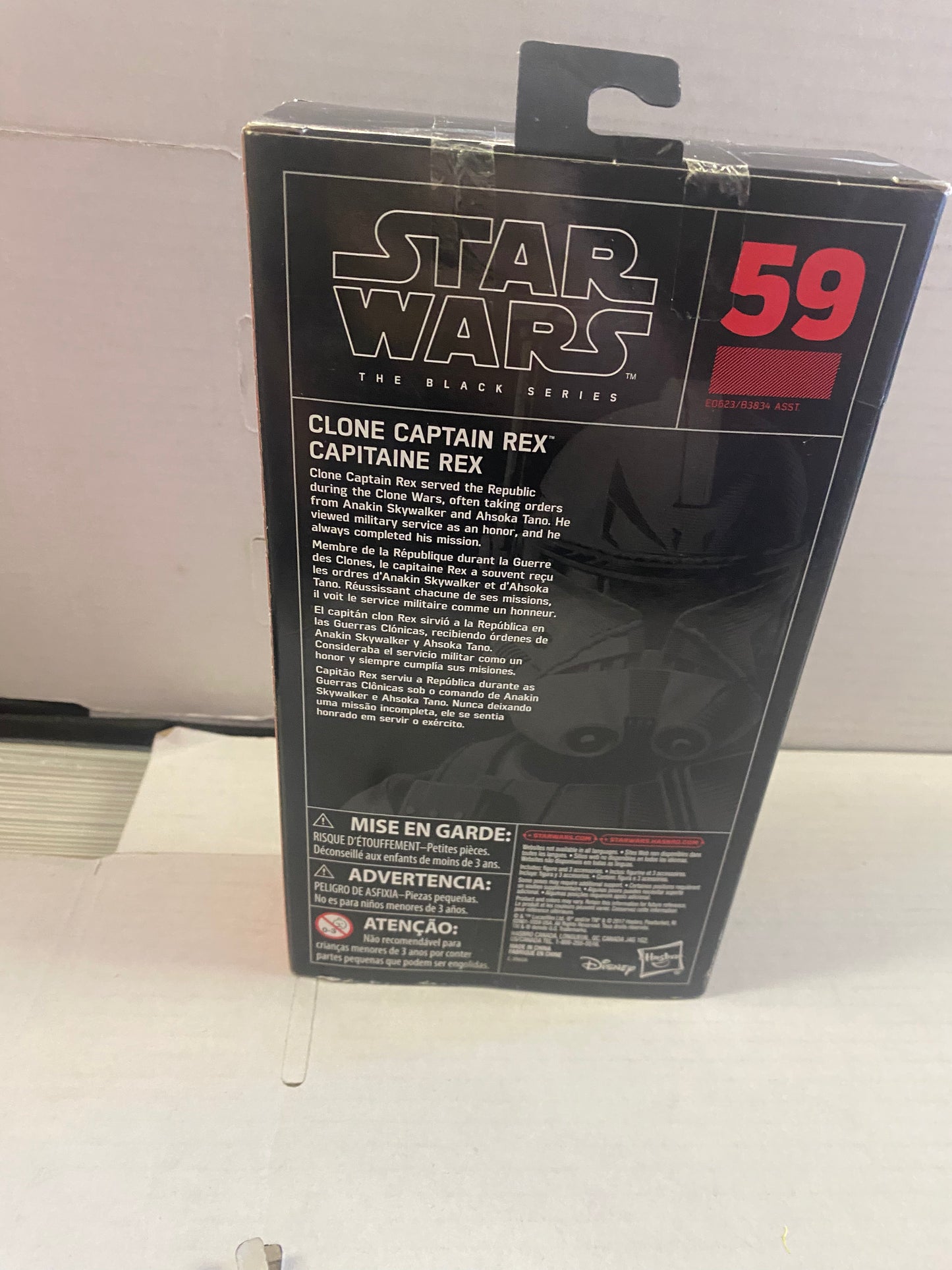 HASBRO STAR WARS THE BLACK SERIES CLONE CAPTAIN REX (2017)