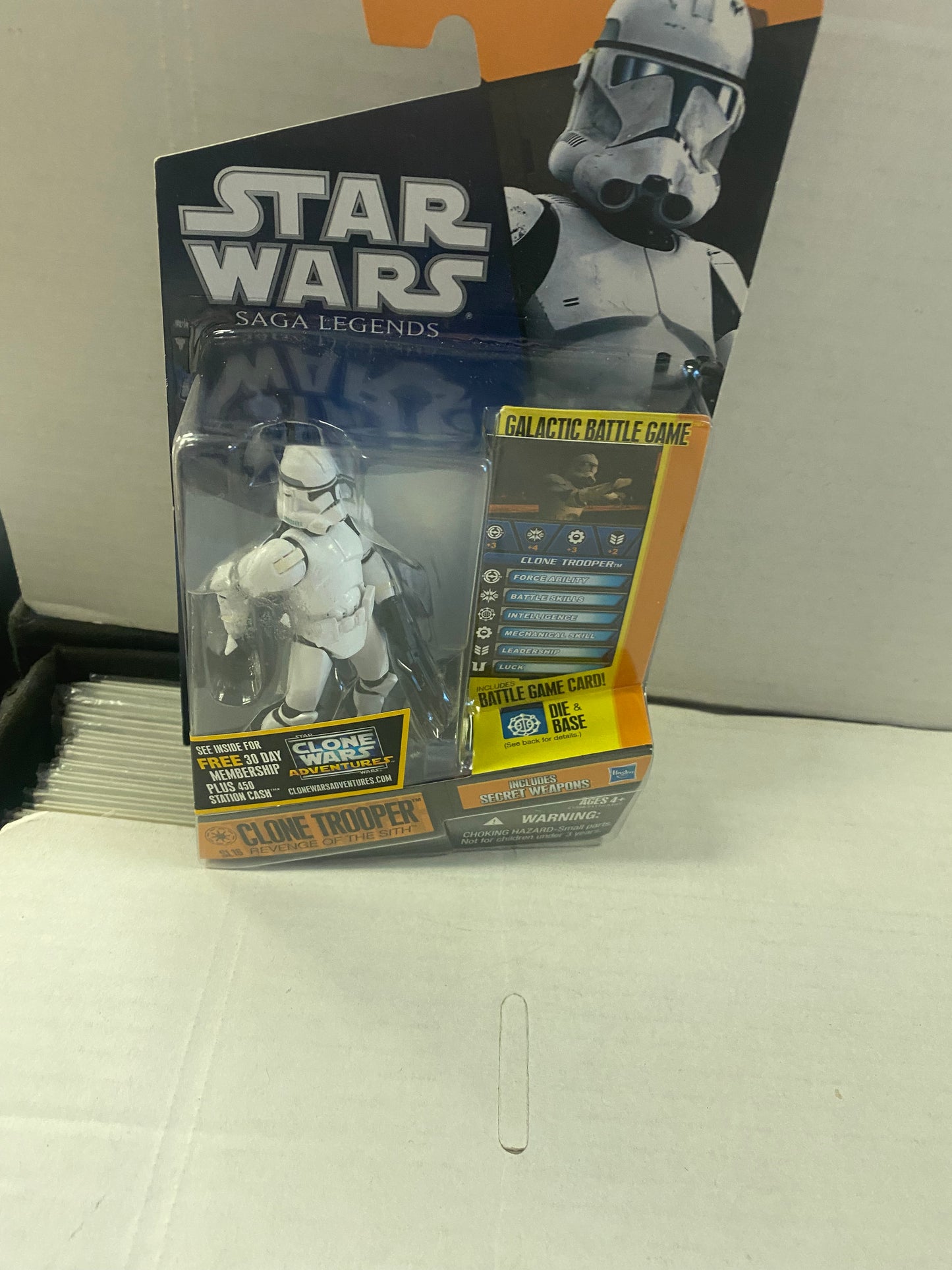 HASBRO STAR WARS THE CLONE WARS ADVENTURES CLONE TROOPER REVENGE OF THE SITH (2010)