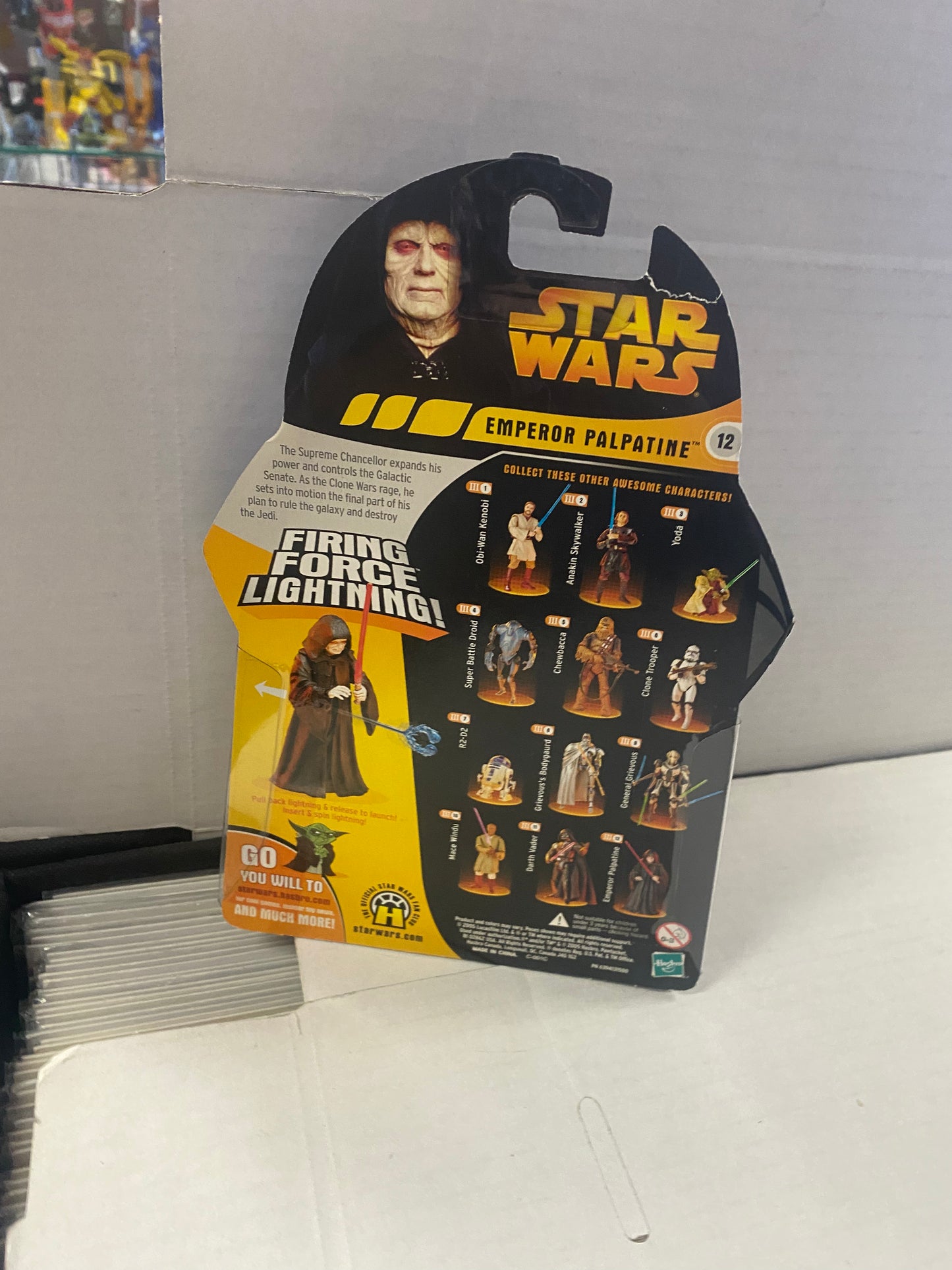 HASBRO STAR WARS THE REVENGE OF THE SITH EMPEROR PALPATINE (2005)