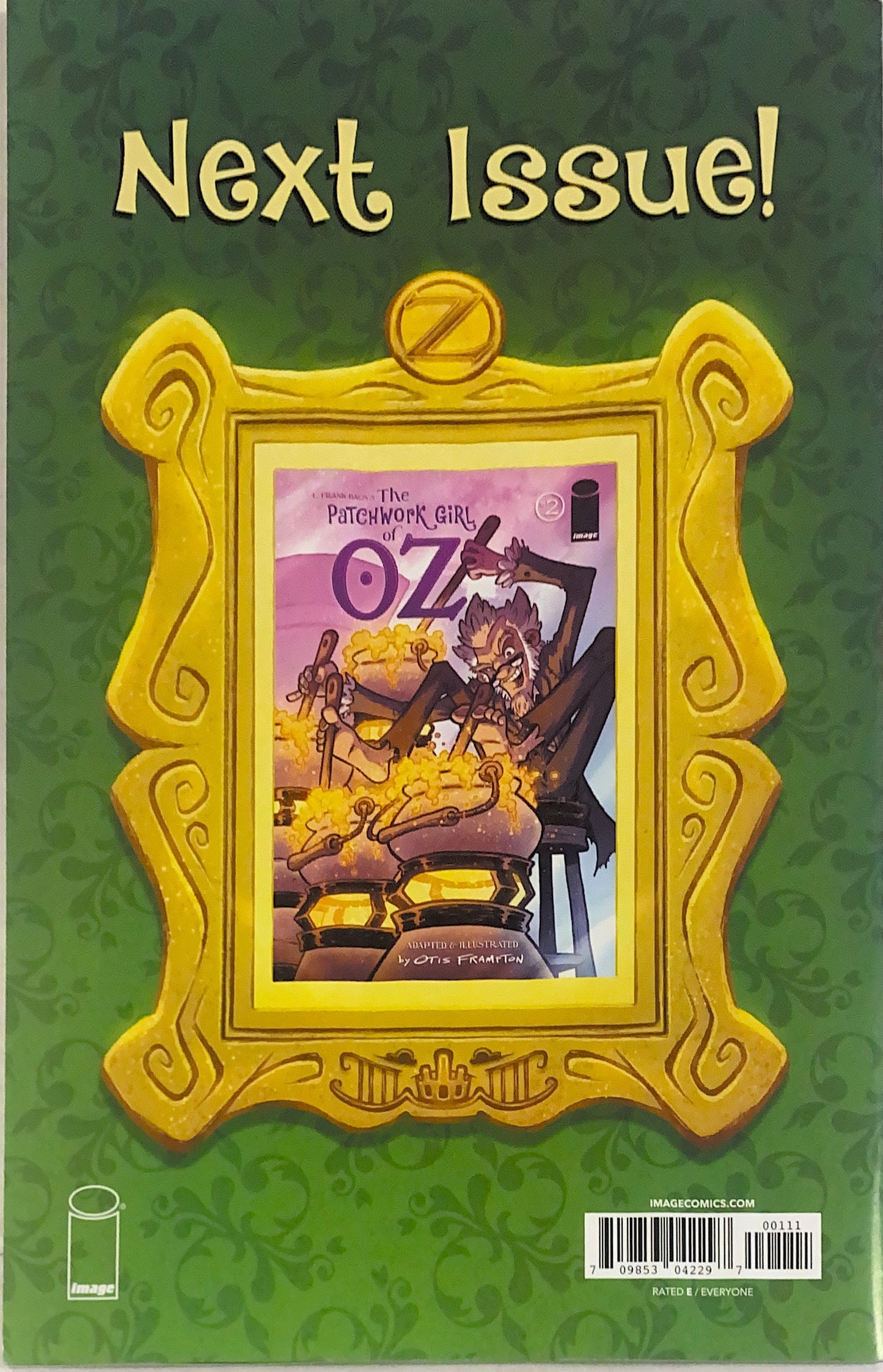 IMAGE COMICS THE PATCHWORK GIRL OF OZ #1