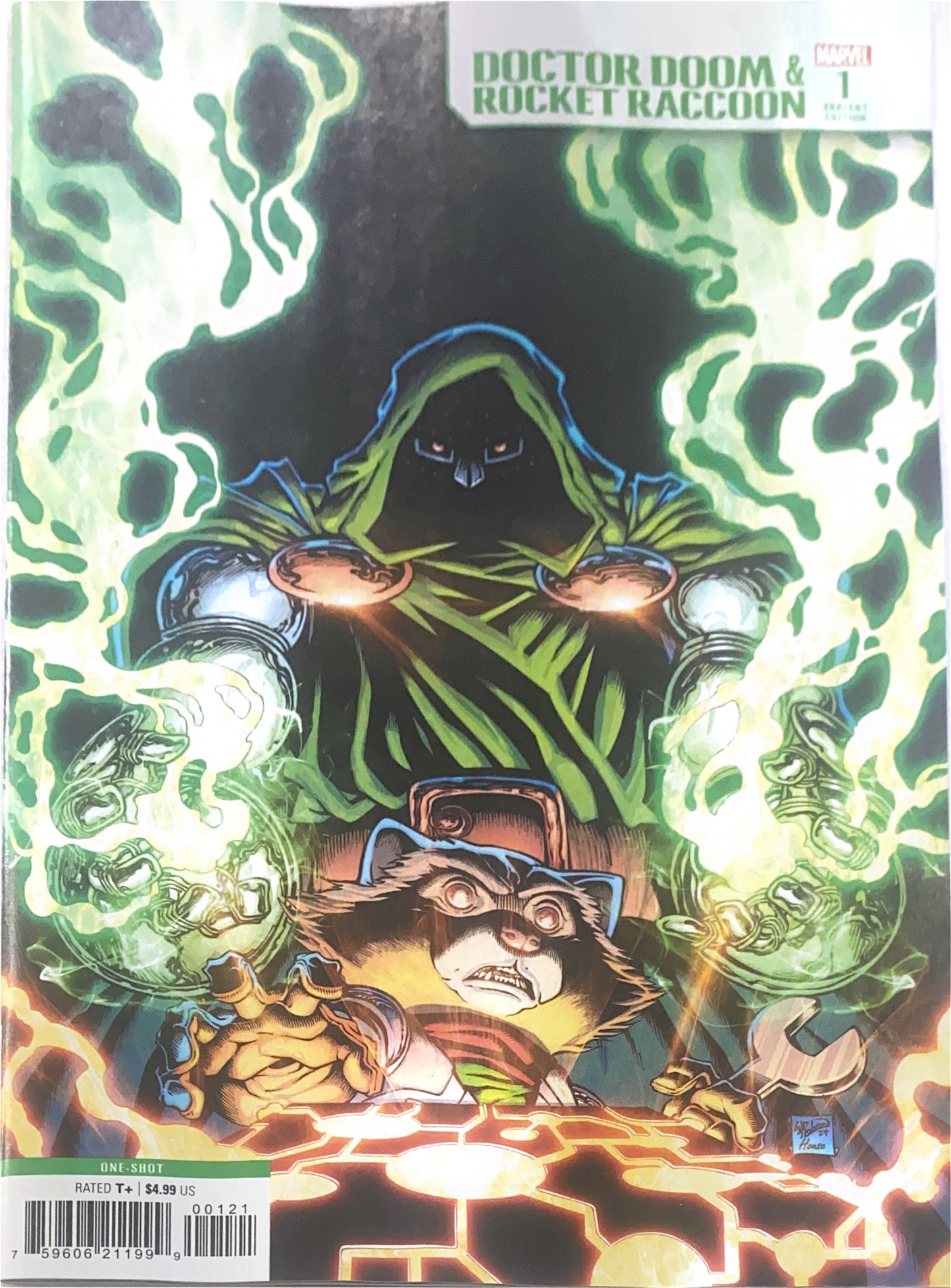 MARVEL COMICS DOCTOR DOOM AND ROCKET RACCOON #1 COVER B