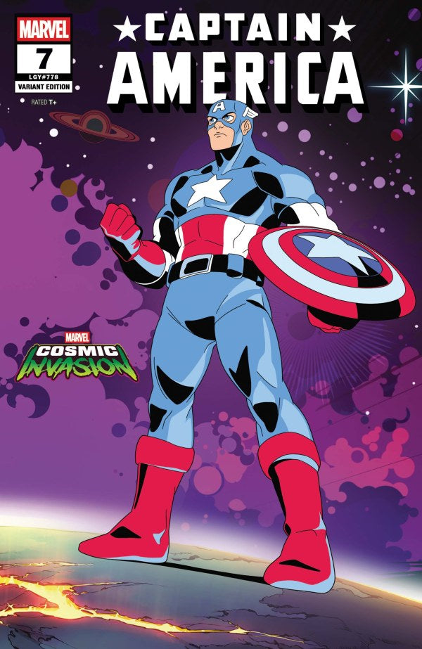 MARVEL CAPTAIN AMERICA #7 MARVEL COSMIC INVASION VARIANT