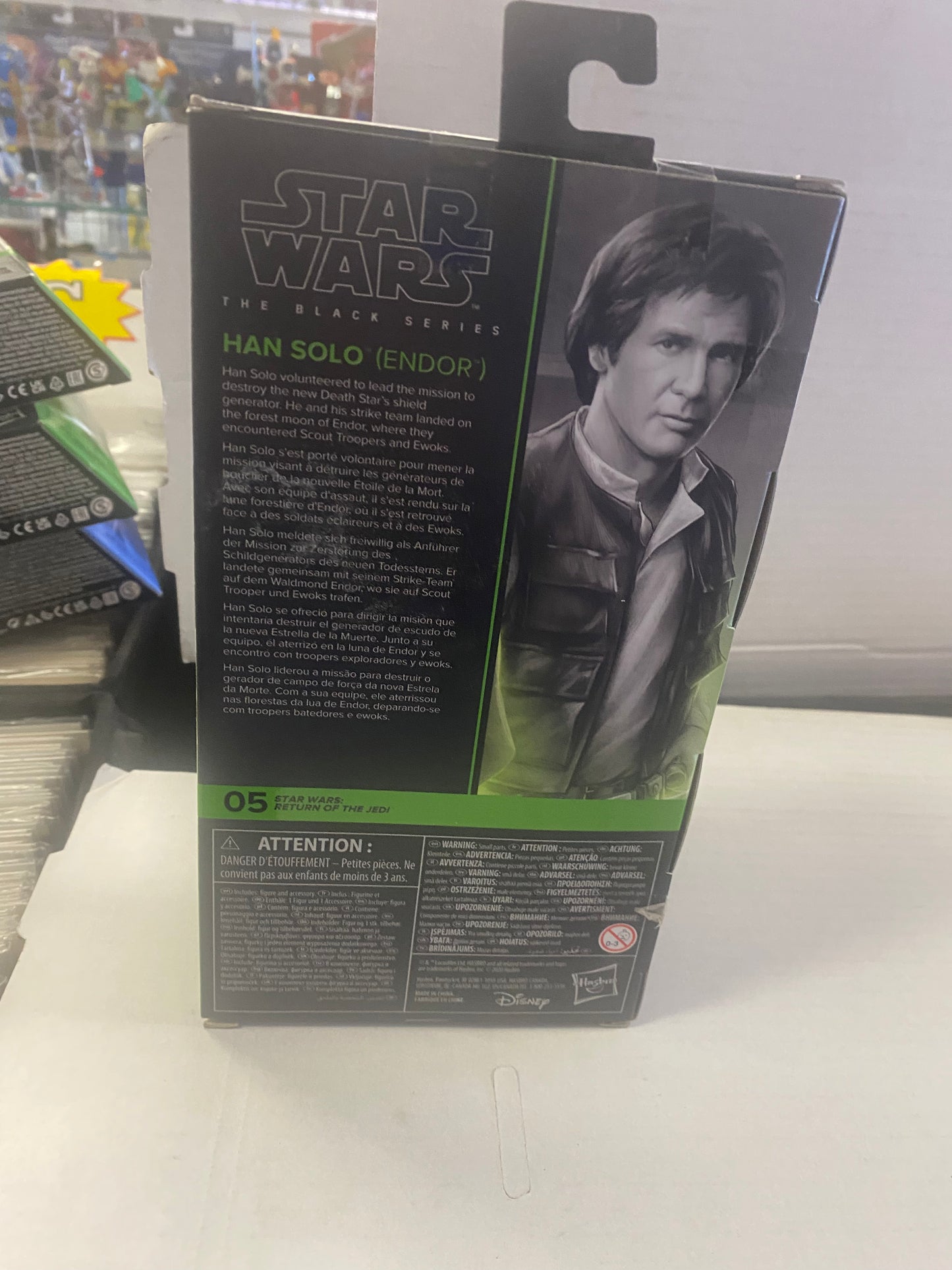 HASBRO STAR WARS THE BLACK SERIES STAR WARS THE RETURN OF THE JEDI HAN SOLO ENDOR (2020)