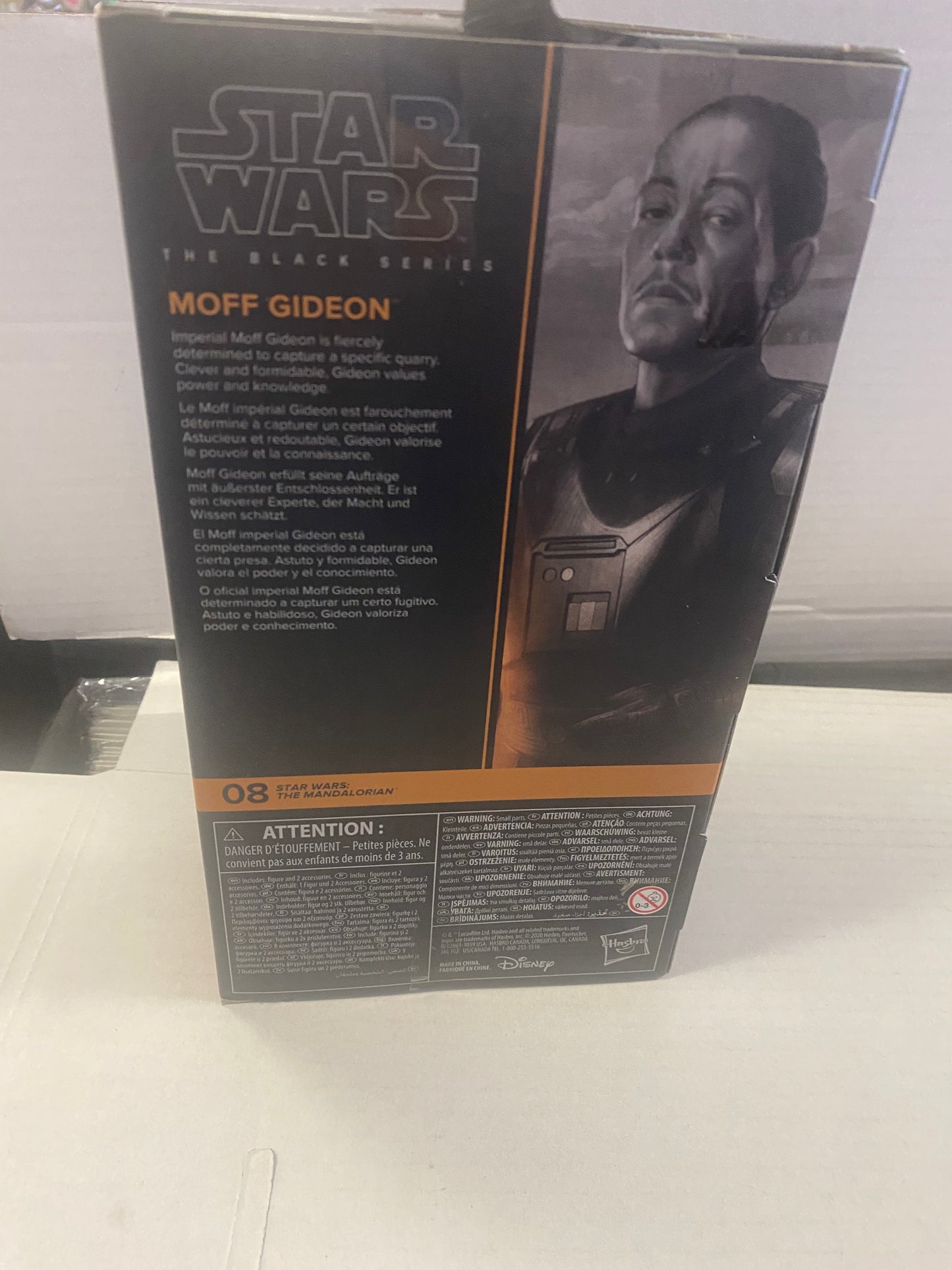 HASBRO STAR WARS THE BLACK SERIES STAR WARS THE MANDALORIAN MOFF GIDEON (2020)