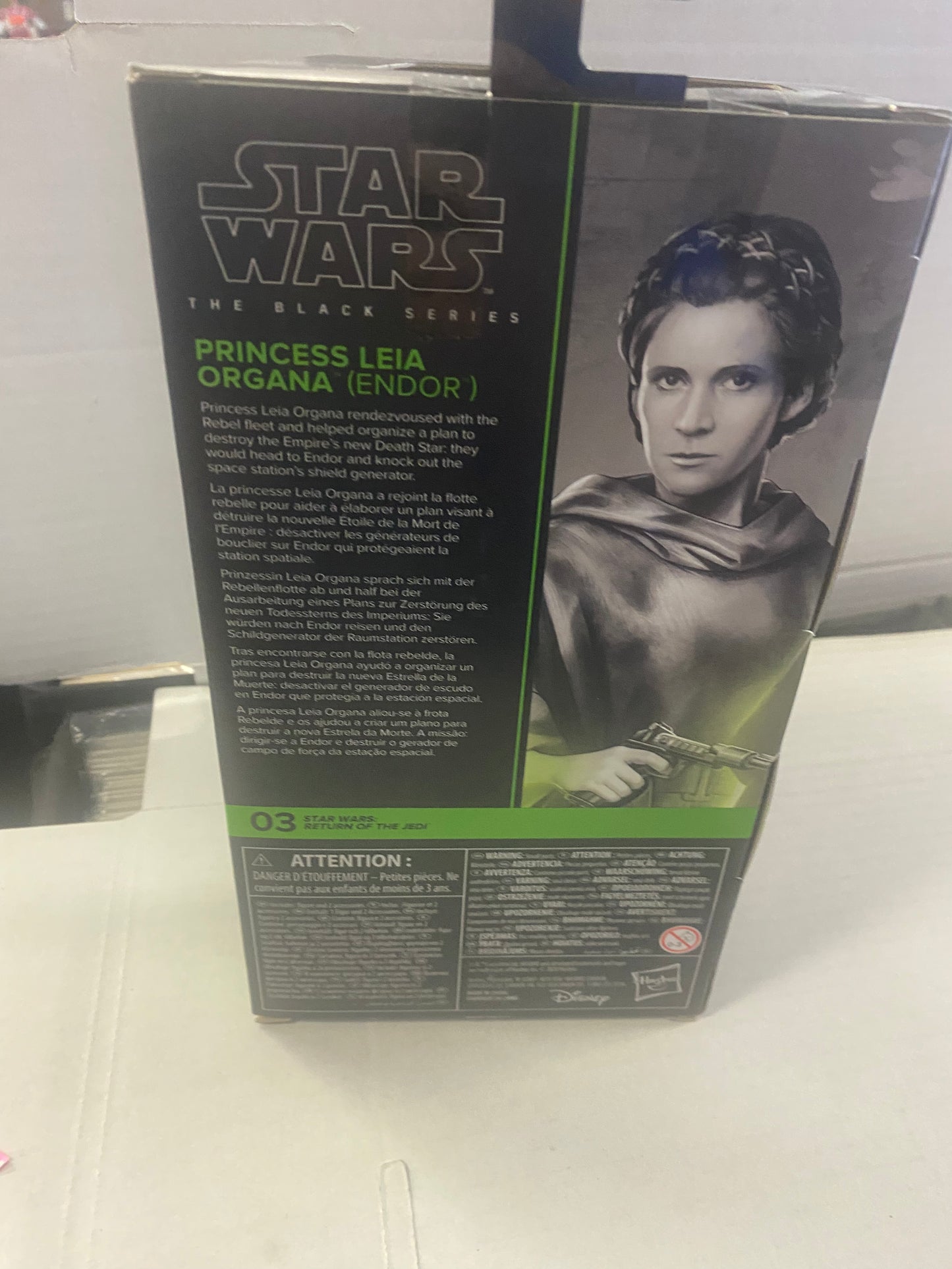 HASBRO STAR WARS THE BLACK SERIES STAR WARS THE RETURN OF THE JEDI PRINCESS LEIA ORGANA ENDOR (2020)