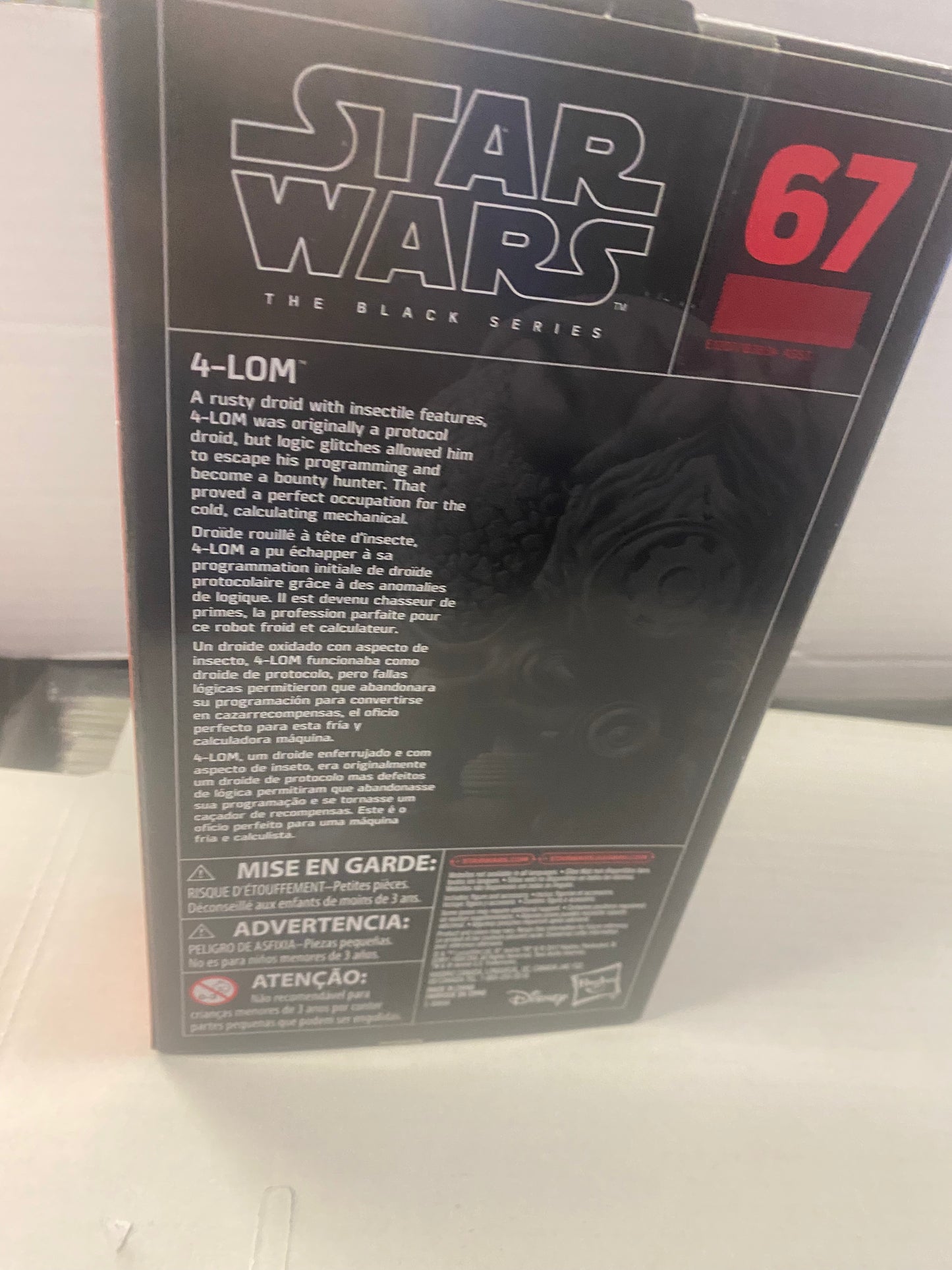 HASBRO STAR WARS THE BLACK SERIES 4-LOM