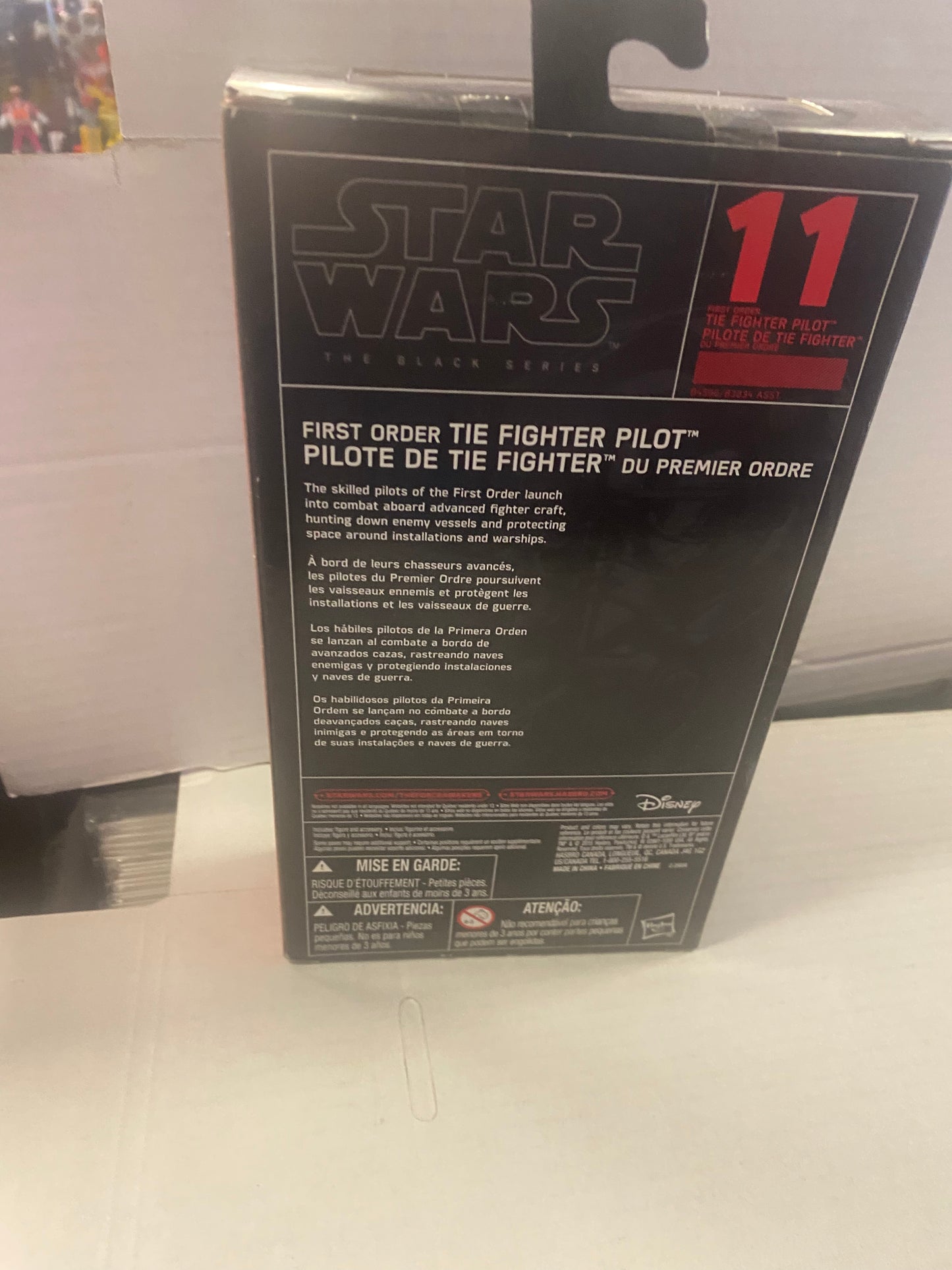 HASBRO STAR WARS THE BLACK SERIES FIRST ORDER TIE FIGHTER PILOT (2015)