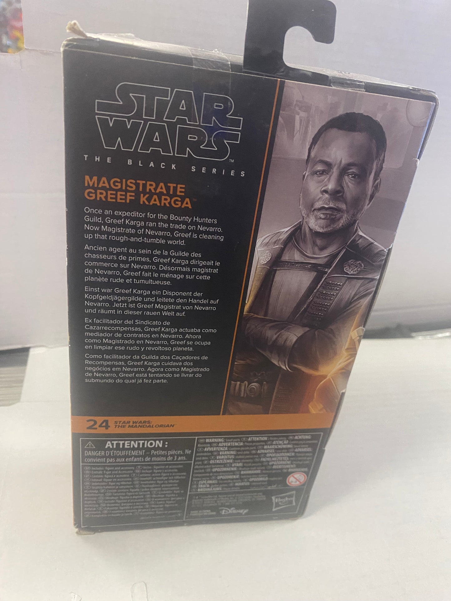 HASBRO STAR WARS THE BLACK SERIES STAR WARS THE MANDALORIAN MAGISTRATE GREEF KARGA