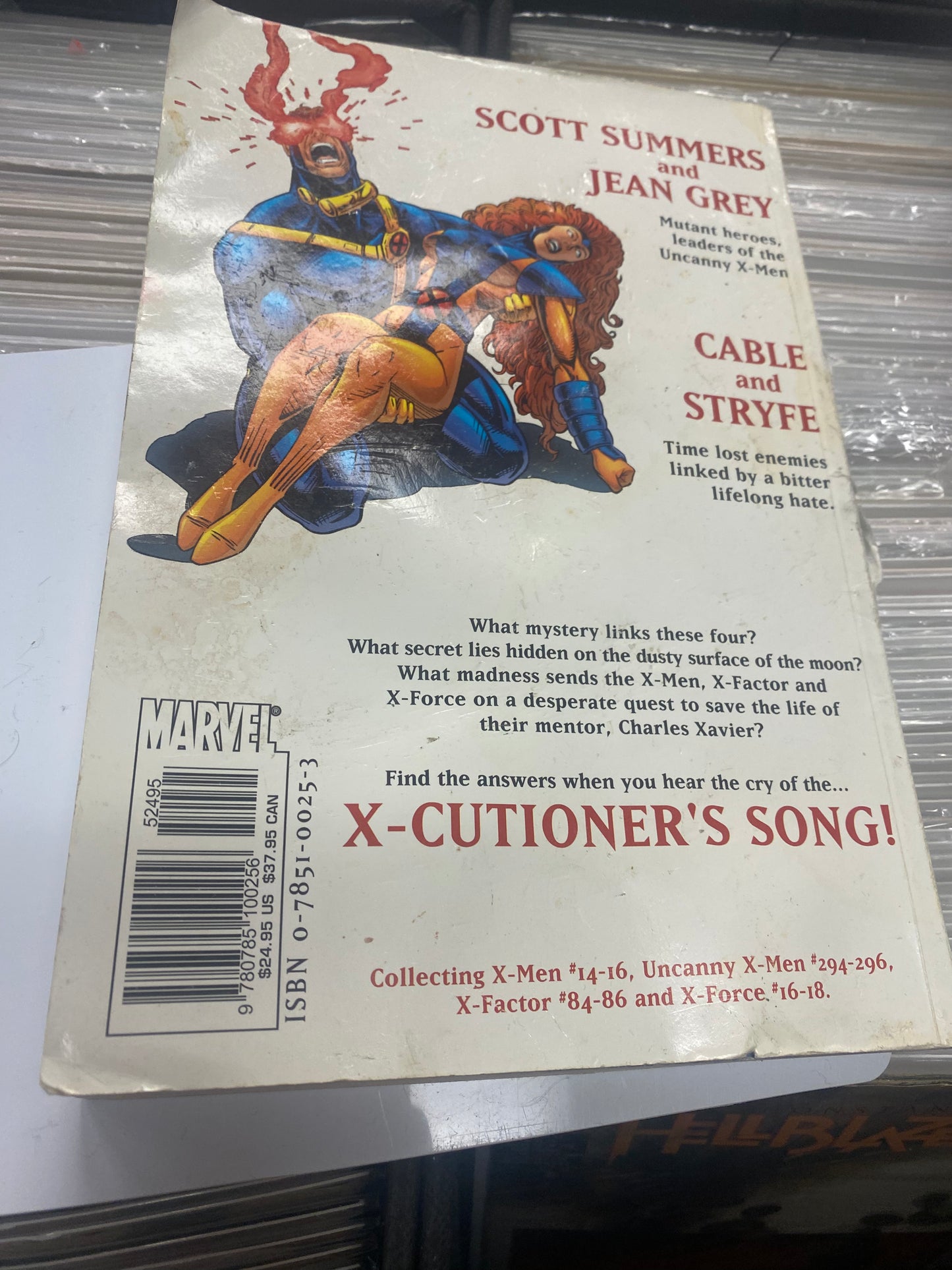 MARVEL COMICS X-MEN X-CUTIONERS SONG SOFTCOVER (2001)