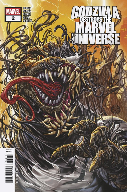 MARVEL COMICS GODZILLA DESTROYS THE MARVEL UNIVERSE #2