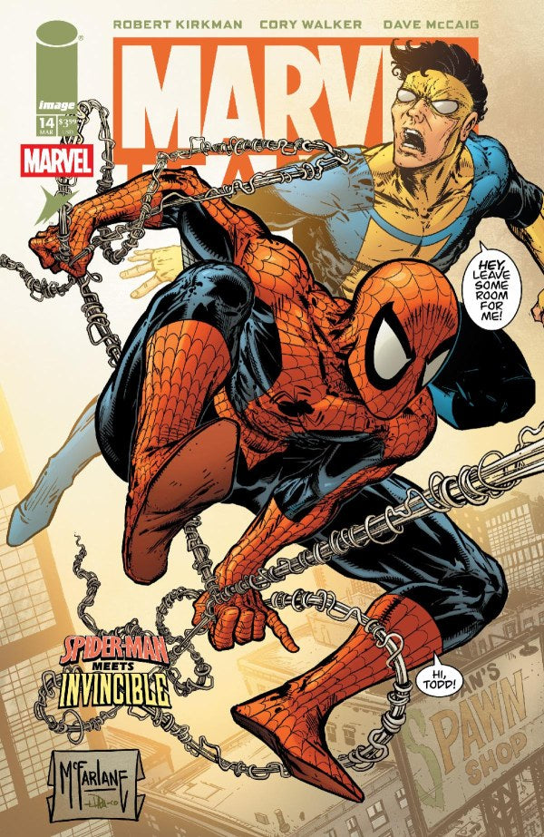 IMAGE COMICS MARVEL TEAMUP #14 FACSIMILE EDITION CVR D TODD MCFARLANE & DAVE MCCAIG VAR