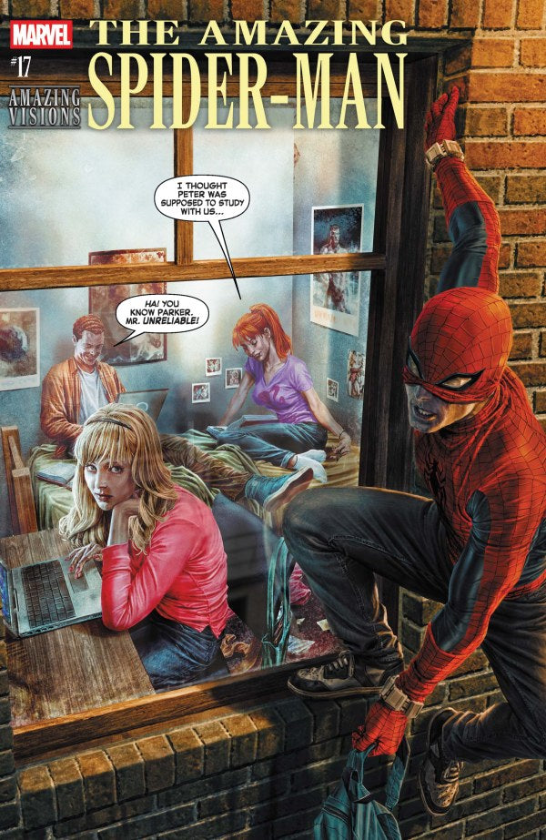 MARVEL COMICS AMAZING SPIDER-MAN #17 LEE BERMEJO AMAZING VISIONS VARIANT