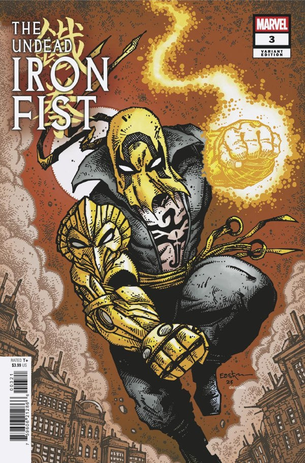 MARVEL COMICSB THE UNDEAD IRON FIST #3 KEVIN EASTMAN VARIANT