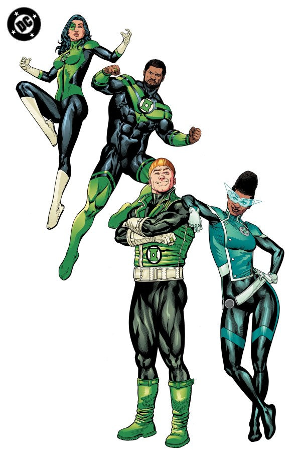 DC COMICS GREEN LANTERN CORPS #14 CVR E FERNANDO PASARIN CORNER BOX SPOT FOIL VAR