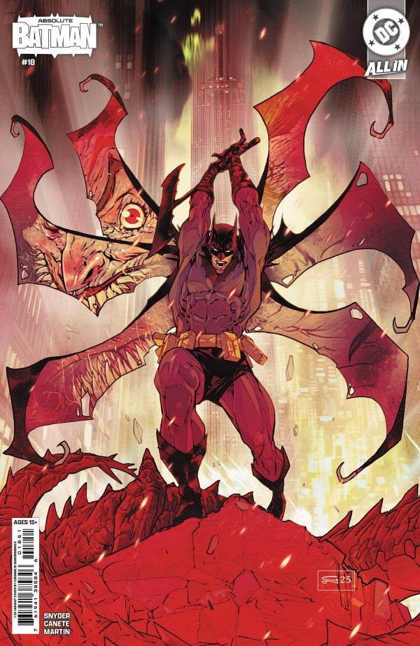 DC COMICS ABSOLUTE BATMAN #18 CVR E INC 1:25 CARMINE DI GIANDOMENICO CARD STOCK VAR