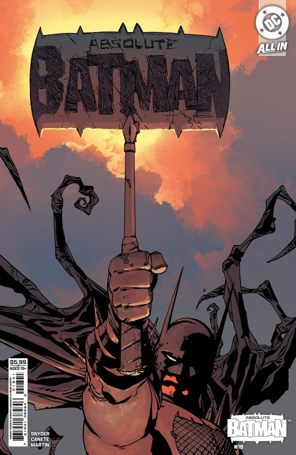 DC COMICS ABSOLUTE BATMAN #18 CVR D GIUSEPPE CAMUNCOLI CARD STOCK VAR