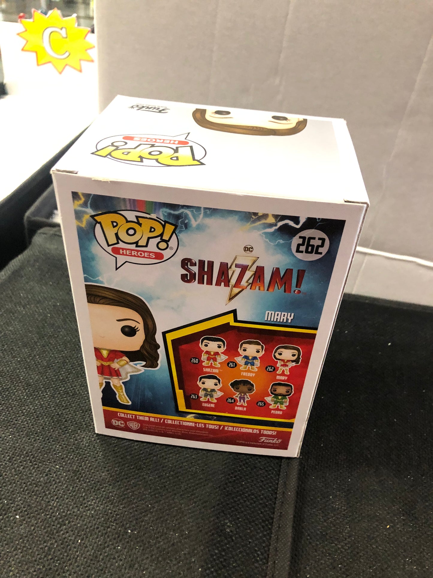 FUNKO POP POP HEROES SHAZAM #262 MARY GOOD CONDITION