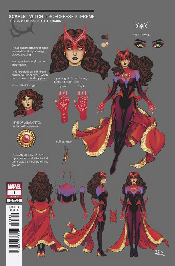MARVEL COMICS SORCERER SUPREME #1 RUSSELL DAUTERMAN VARIANT 1:10