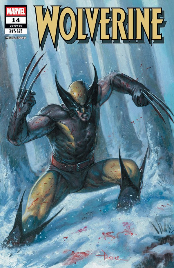 MARVEL COMICS WOLVERINE #14 DAVIDE PARATORE VARIANT