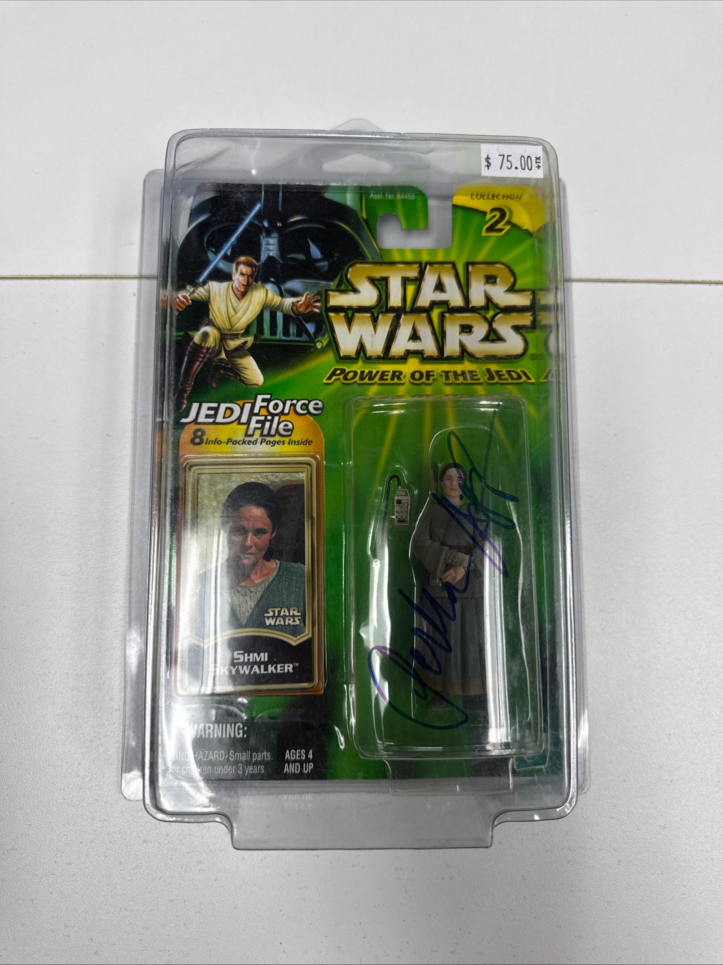 Star Wars Power of The Jedi Shmi Skywalker Action Figure Hasbro 2000 SIGNED