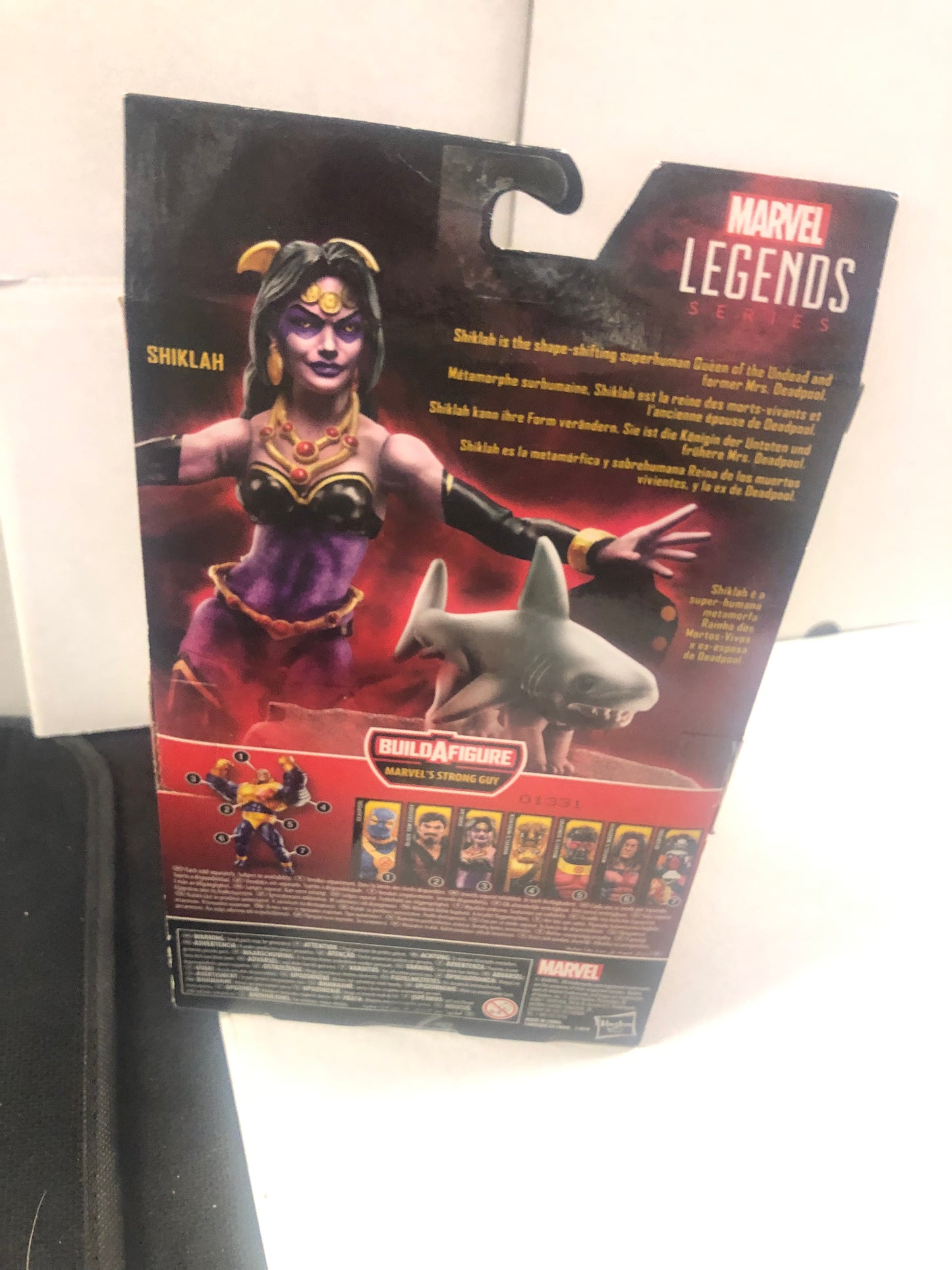 MARVEL LEGENDS SERIES DEADPOOL SHIKLAH MARVELS STRONG GUY BUILD A FIGURE OKAY CONDITION