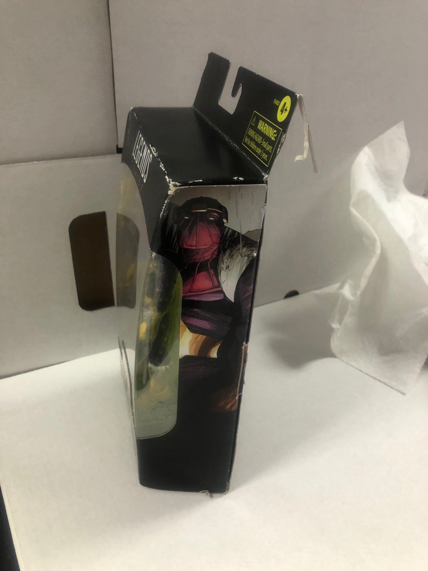 MARVEL LEGENDS SERIES SUPER VILLAINS BARON ZEMO OKAY CONDITION TEAR ON FRONT OF BOX