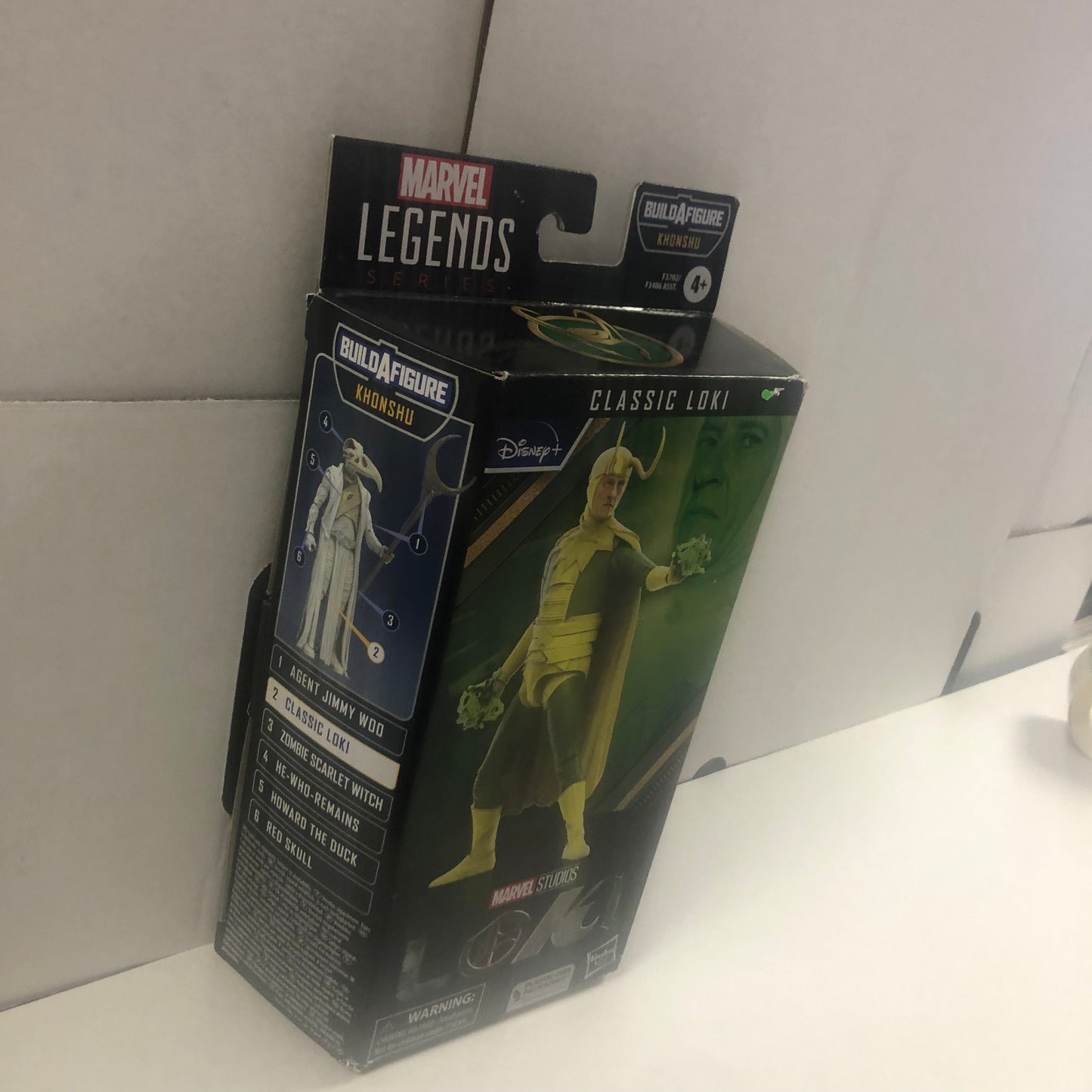 MARVEL LEGENDS SERIES CLASSIC LOKI KHONSHU BUILD A FIGURE EXCELLENT CONDITION