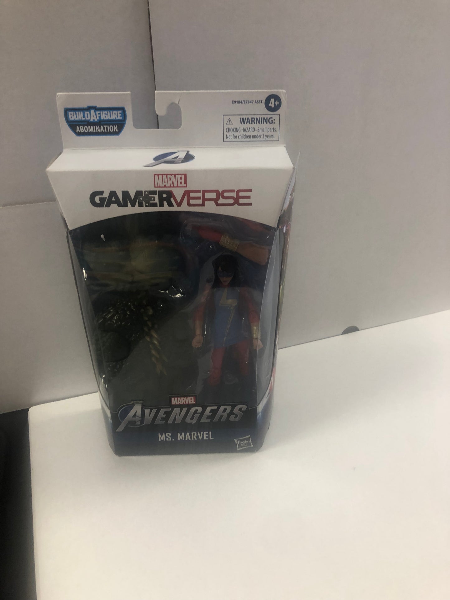 MARVEL GAMEVERSE AVENGERS MS MARVEL ABOMINATION BUILD A FIGURE