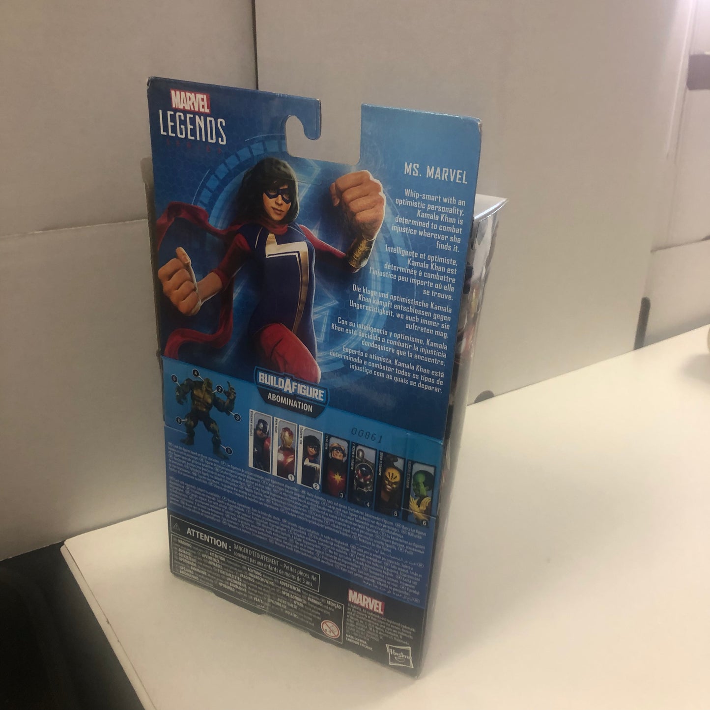 MARVEL GAMEVERSE AVENGERS MS MARVEL ABOMINATION BUILD A FIGURE