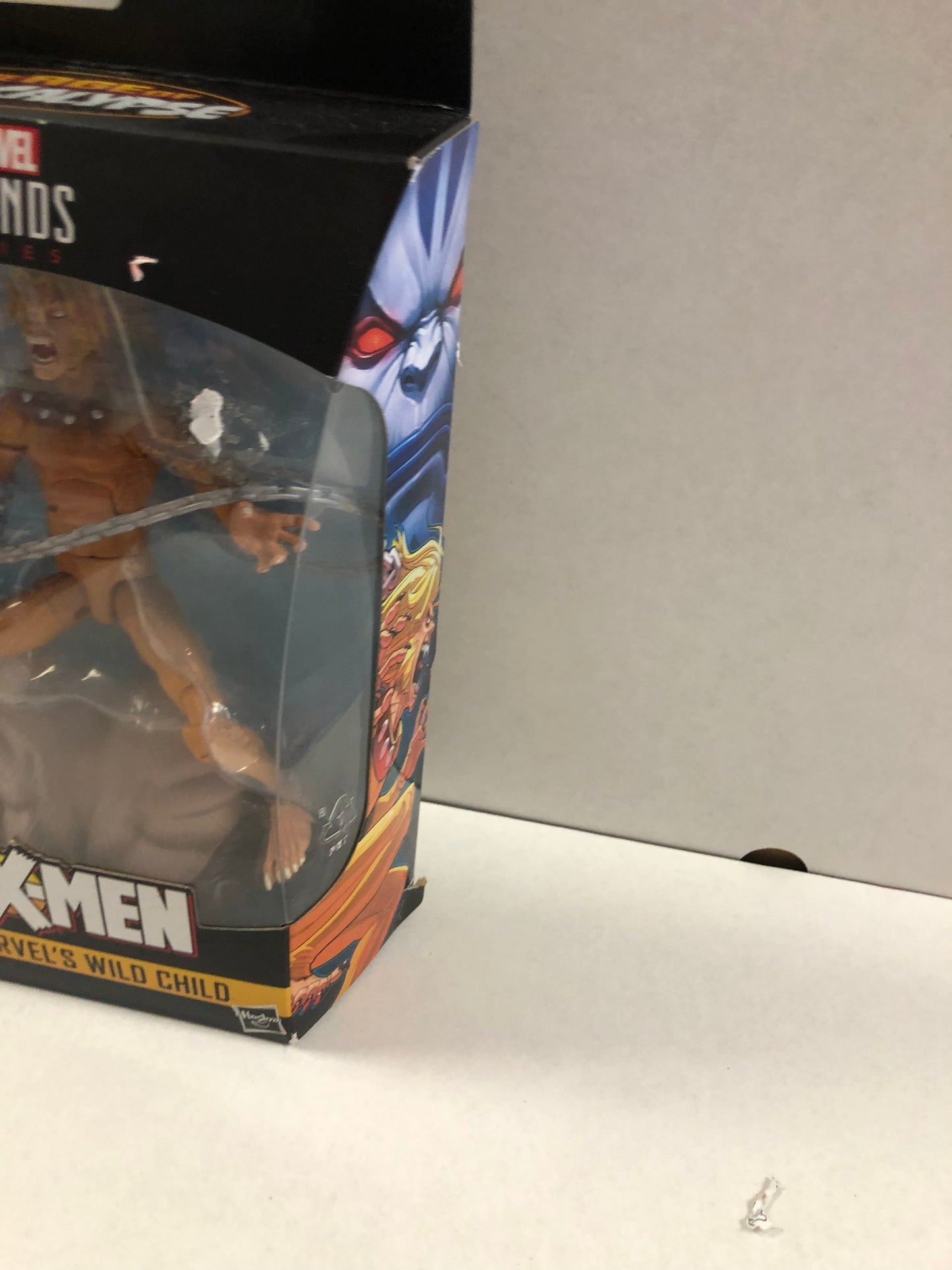 MARVEL LEGENDS SERIES X-MEN MARVELS WILD CHILD SUGAR MAN BUILD A FIGURE GOOD CONDITION SMALL TEAR ON SIDE OF BOX