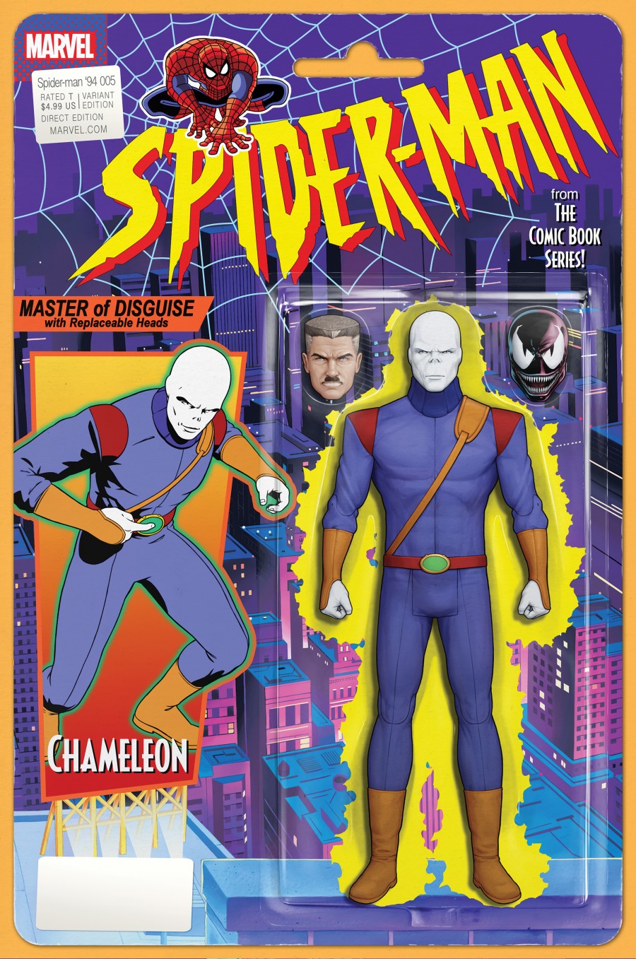 MARVEL COMICS SPIDER-MAN '94 #5 JOHN TYLER CHRISTOPHER ACTION FIGURE VARIANT